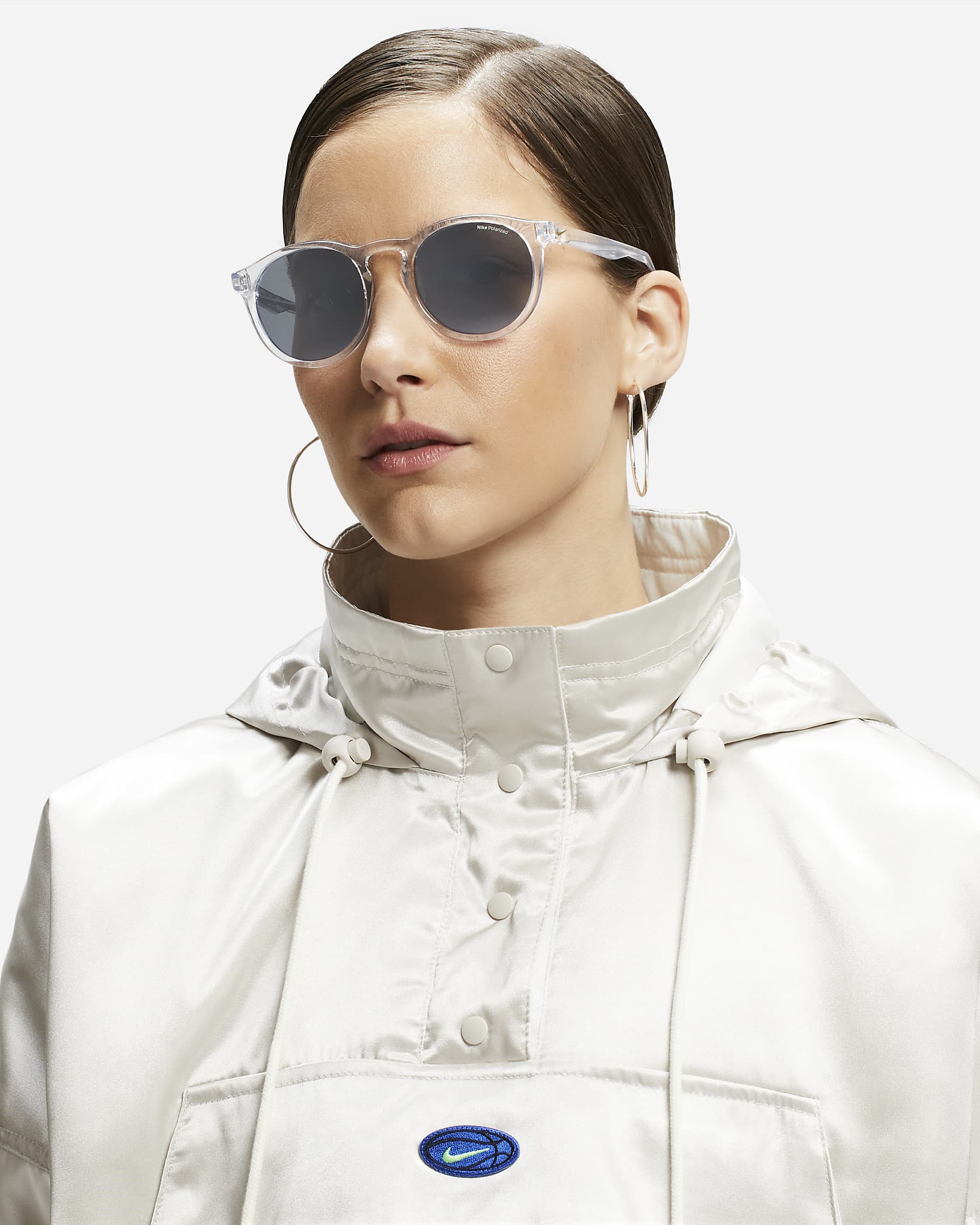 Nike Swerve Polarized Sunglasses - Clear