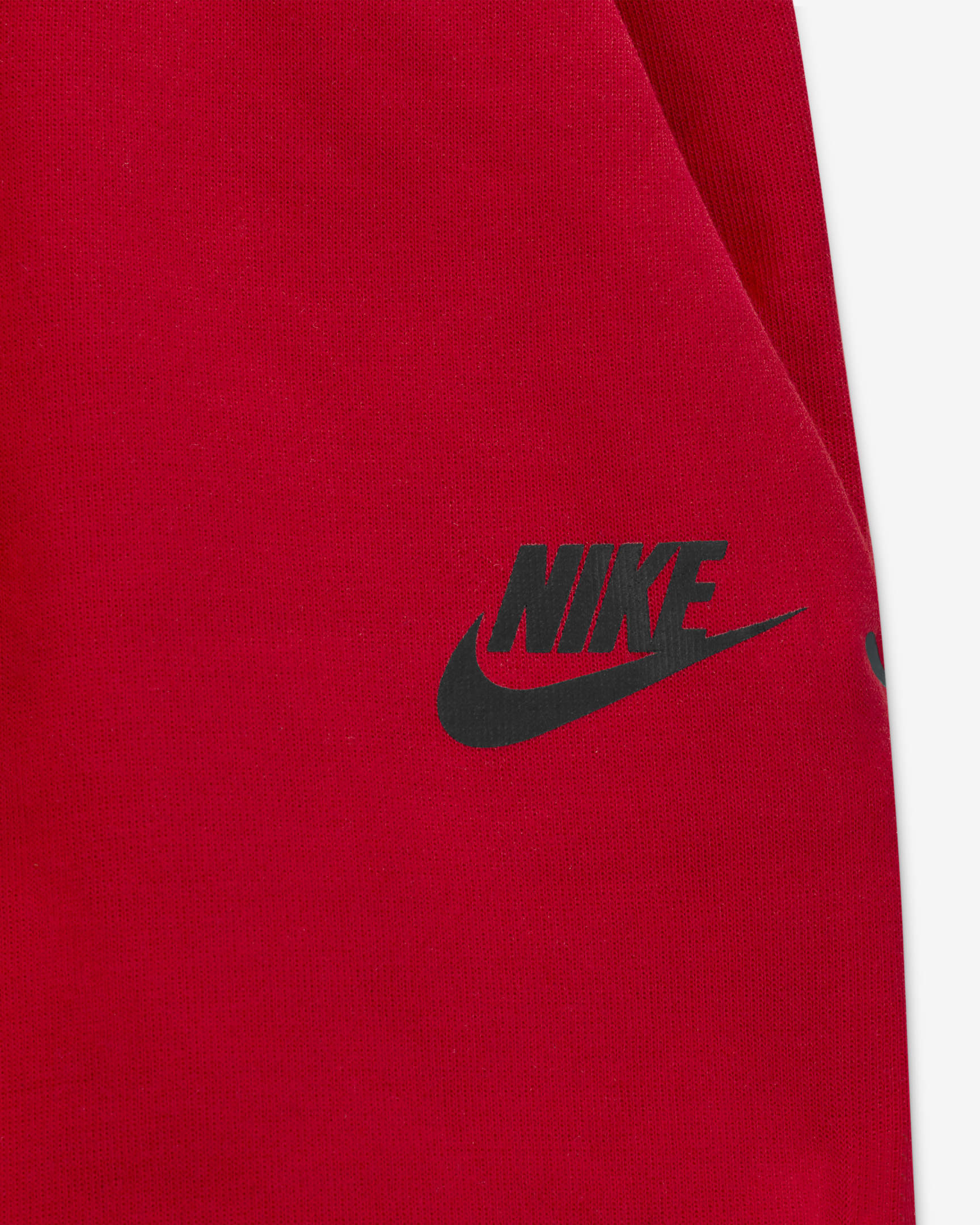 Shortes infantiles Nike Sportswear Tech Fleece - Rojo universitario