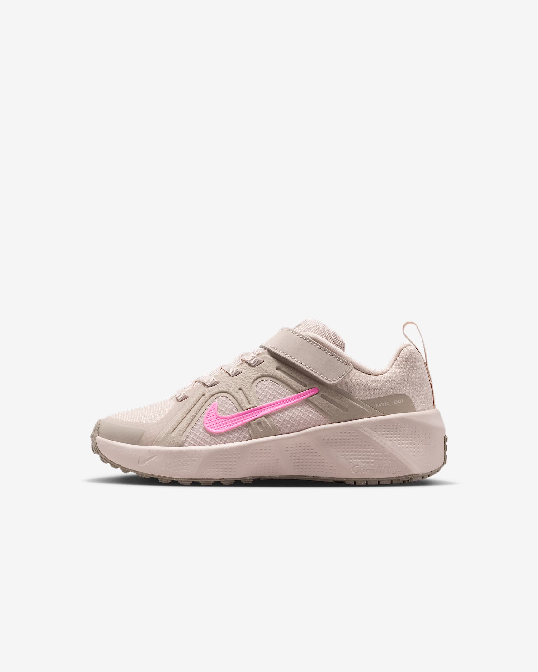 Nike Metro Tek Little Kids' Shoes - Silt Red/Malt/Pink Spell
