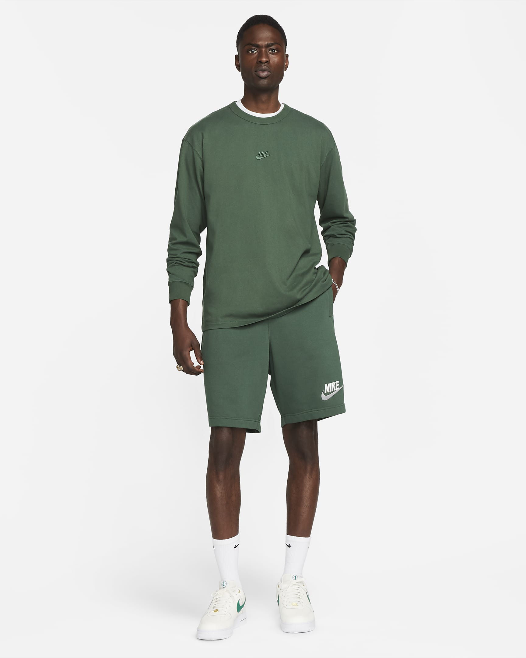 Nike Club Men's French Terry Shorts. Nike UK