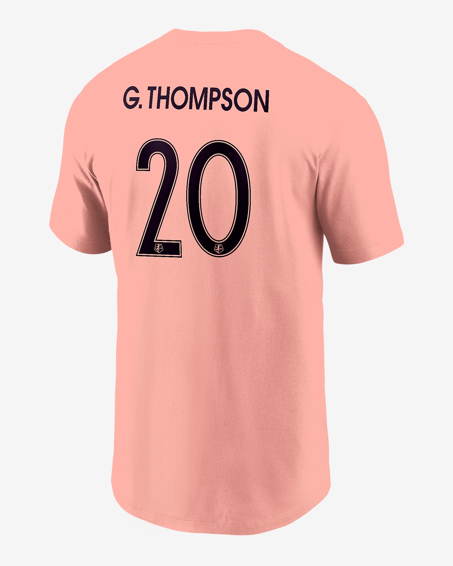 Giselle Thompson Angel City FC Men's Nike NWSL T-Shirt - Bleached Coral