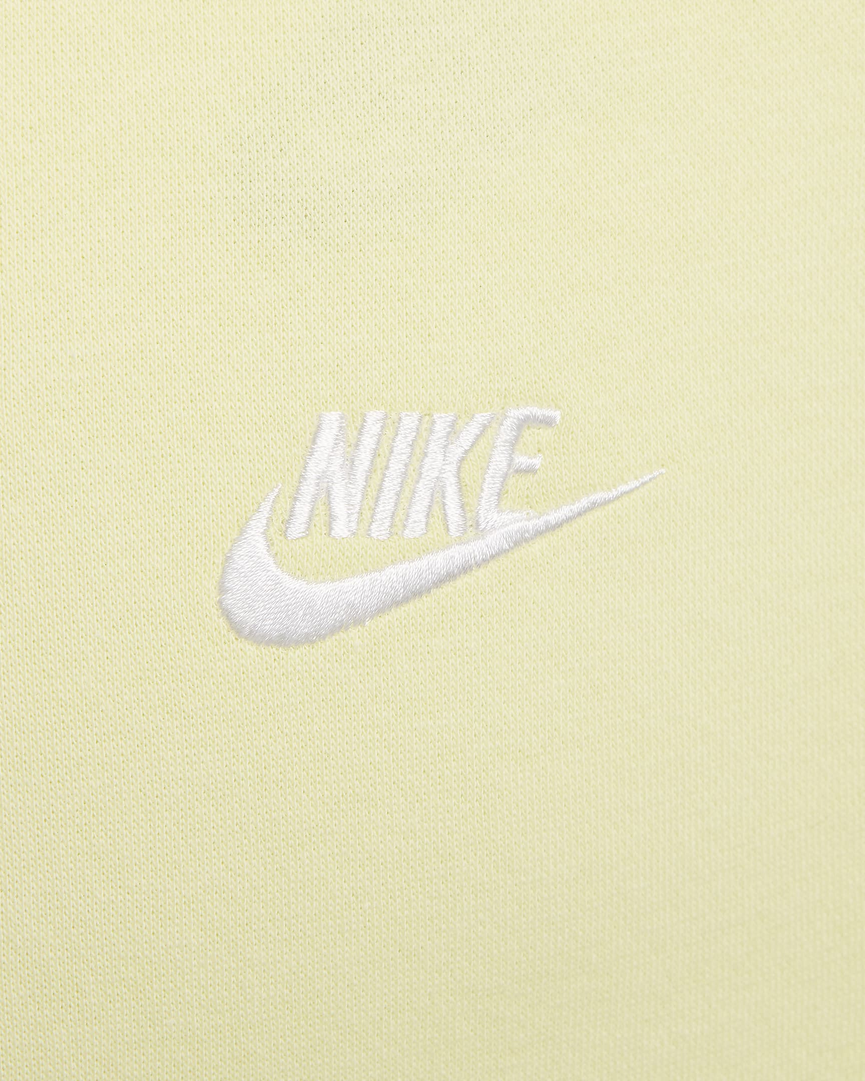 Sweat à capuche Nike Sportswear Club Fleece - Life Lime/Life Lime/Blanc