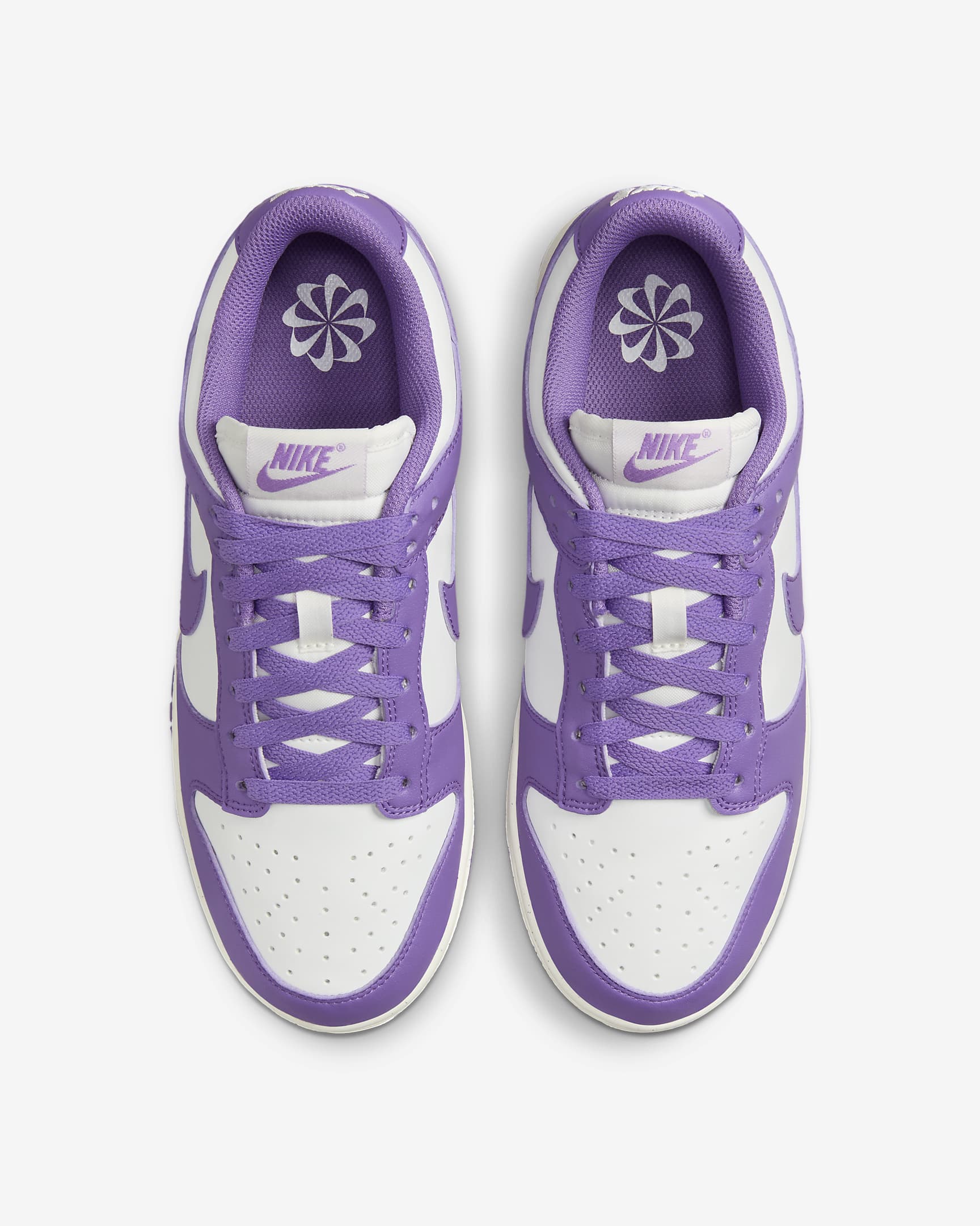 Nike Dunk Low Damesschoenen - Summit White/Black Raspberry