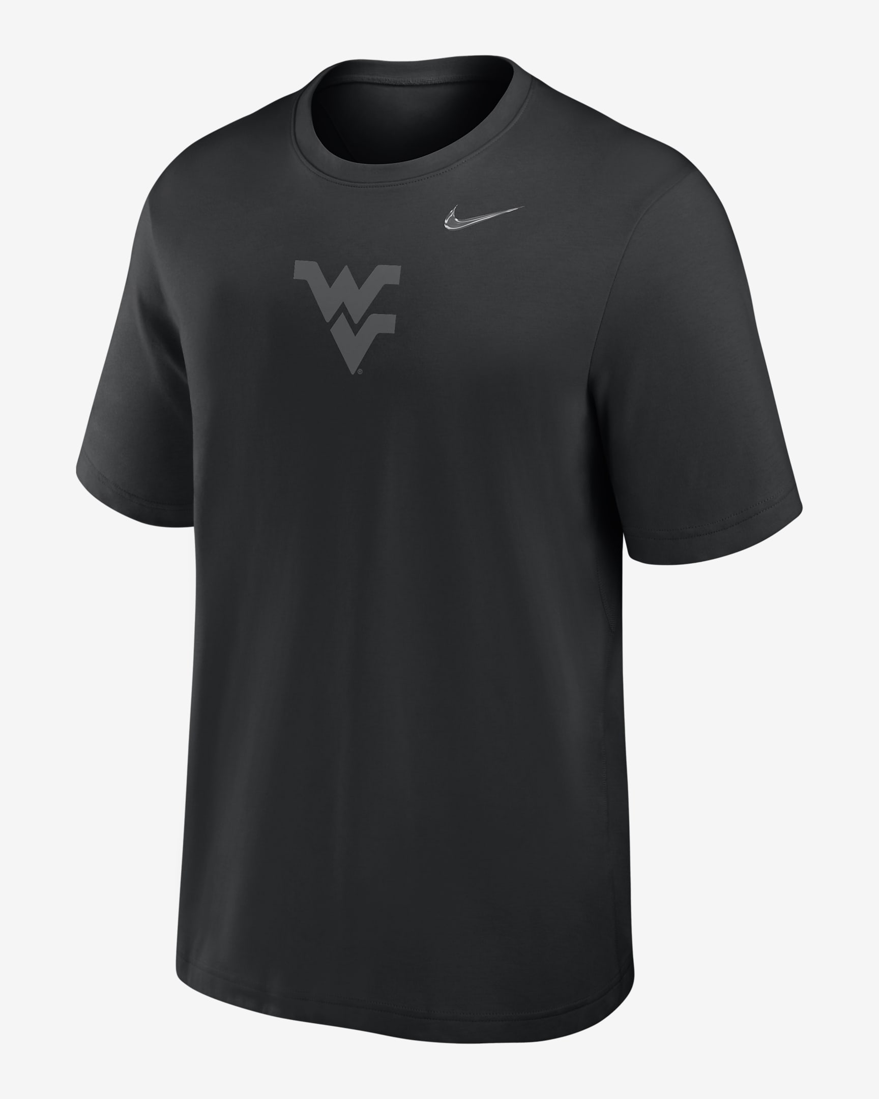 West Virginia Mountaineers Performance Primary Statement Men's Nike Dri-FIT College T-Shirt - Black