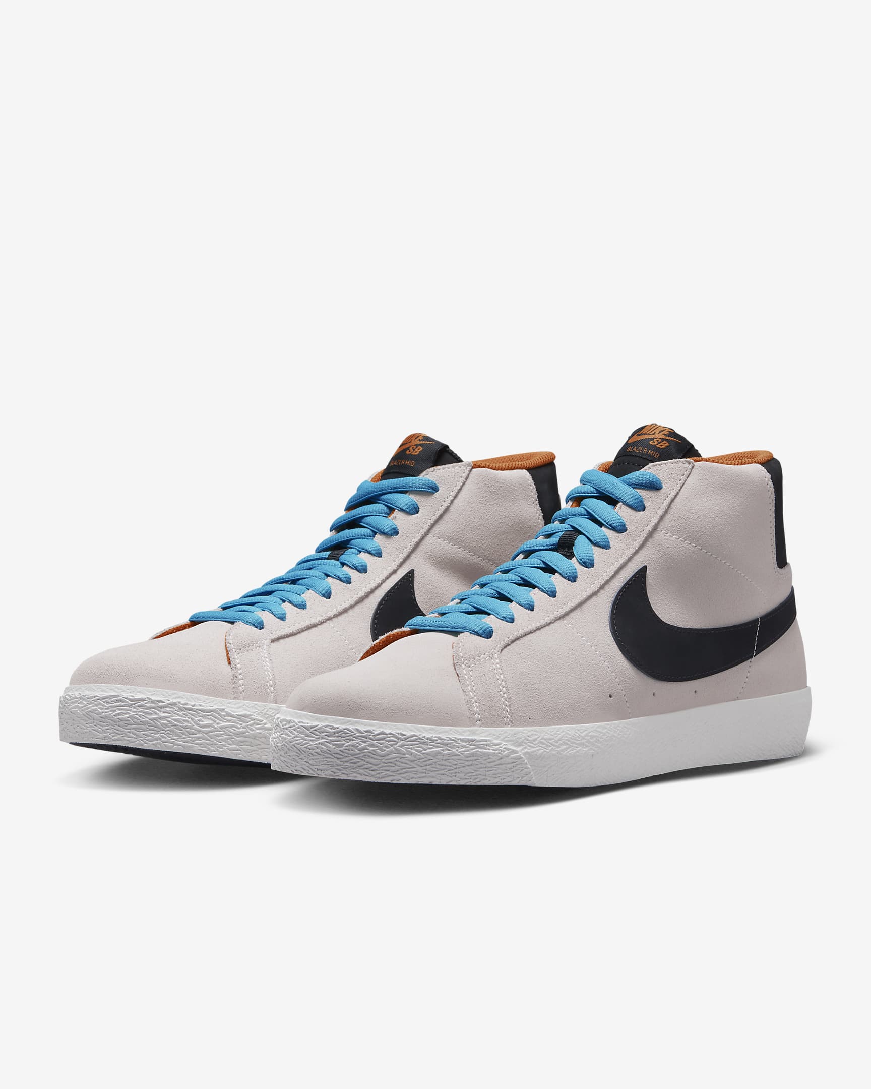 Nike SB Zoom Blazer Mid Electric Zapatillas de skateboard - Phantom/Monarch/Summit White/Negro