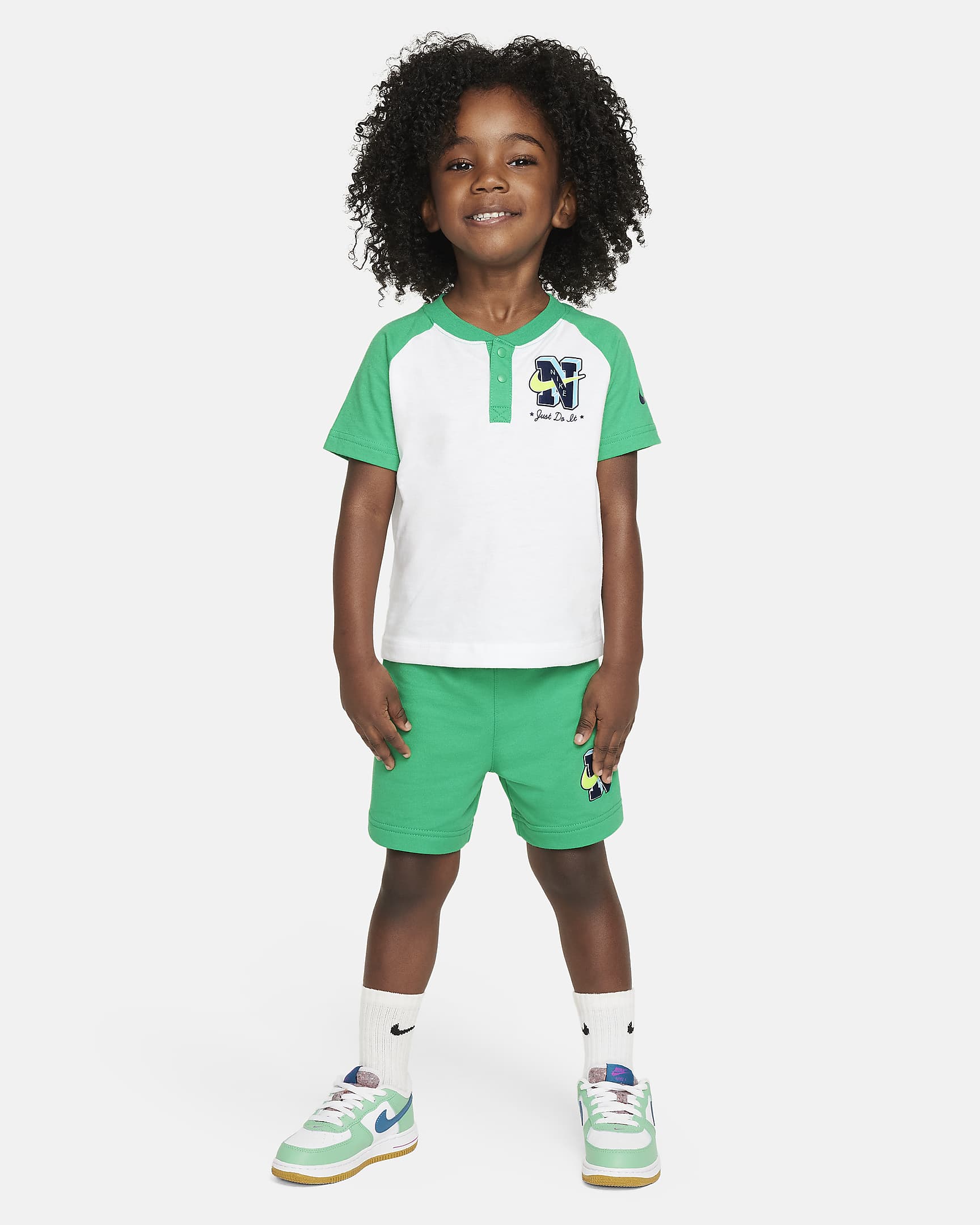 Nike Sportswear Next Gen Toddler 2Piece Shorts Set.