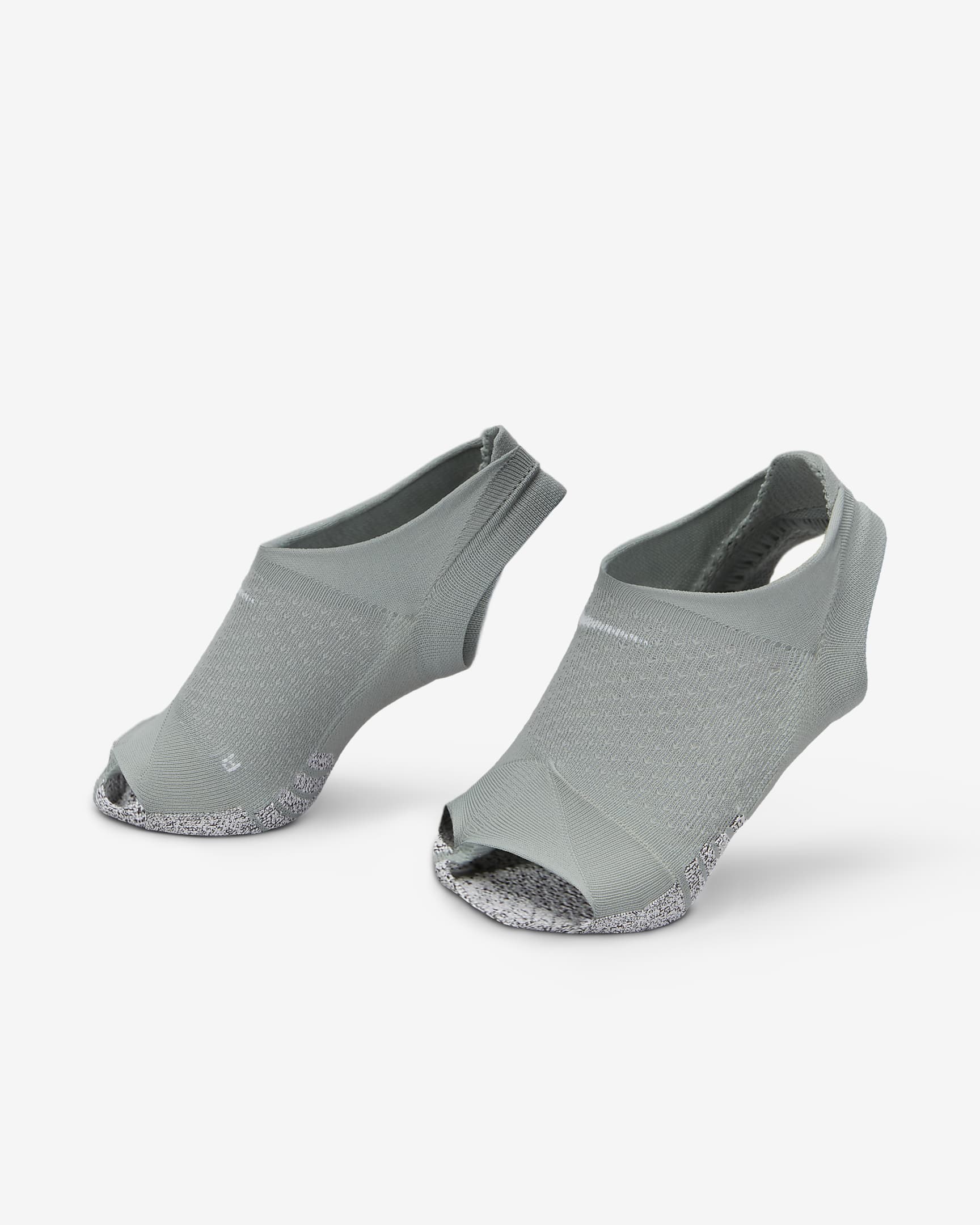 Socquettes ouvertes NikeGrip Dri-FIT Studio pour femme - Mica Green/Blanc
