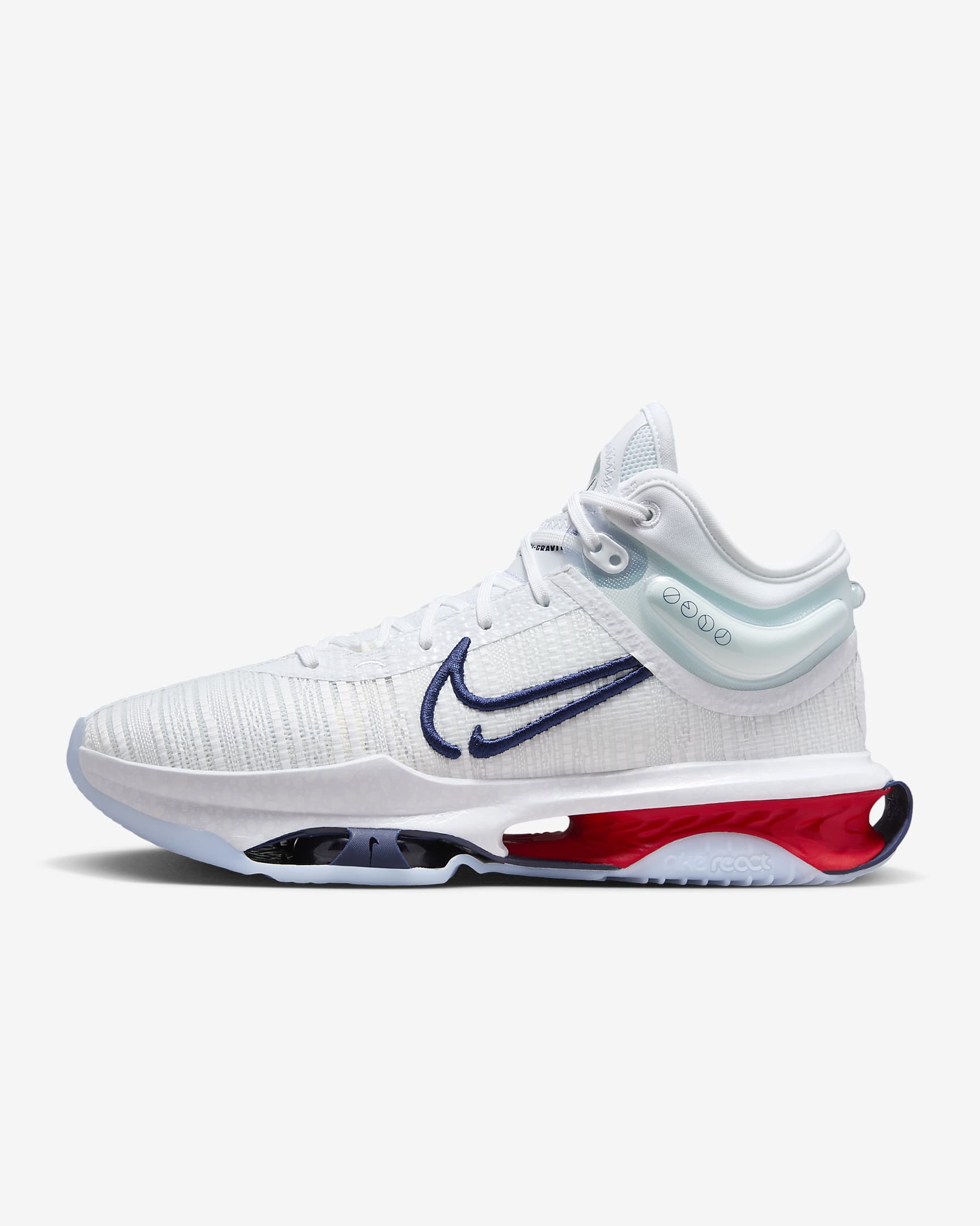 Scarpa da basket Nike G.T. Jump 2 – Uomo - Bianco/University Red/Bianco/Midnight Navy