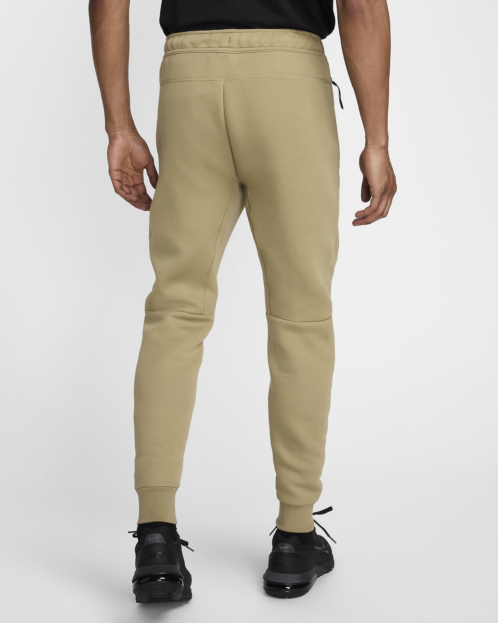 Joggingbyxor Nike Sportswear Tech Fleece för män - Neutral Olive/Svart