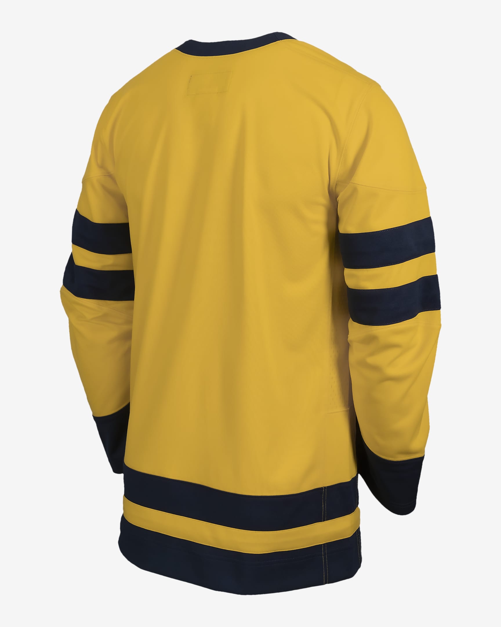 Jersey de hockey universitario Nike para hombre Michigan - Amarillo