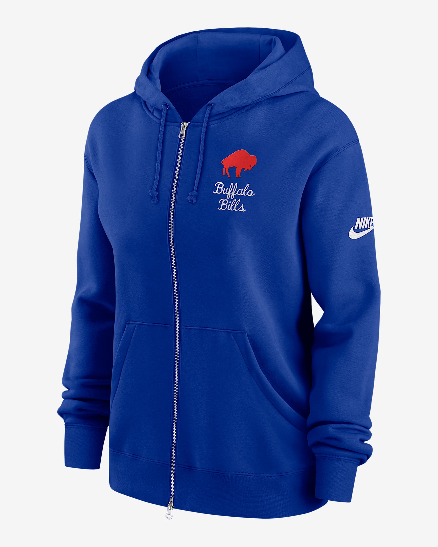 Buffalo Bills Phoenix Rewind Women's Nike NFL Full-Zip Hoodie - Royal