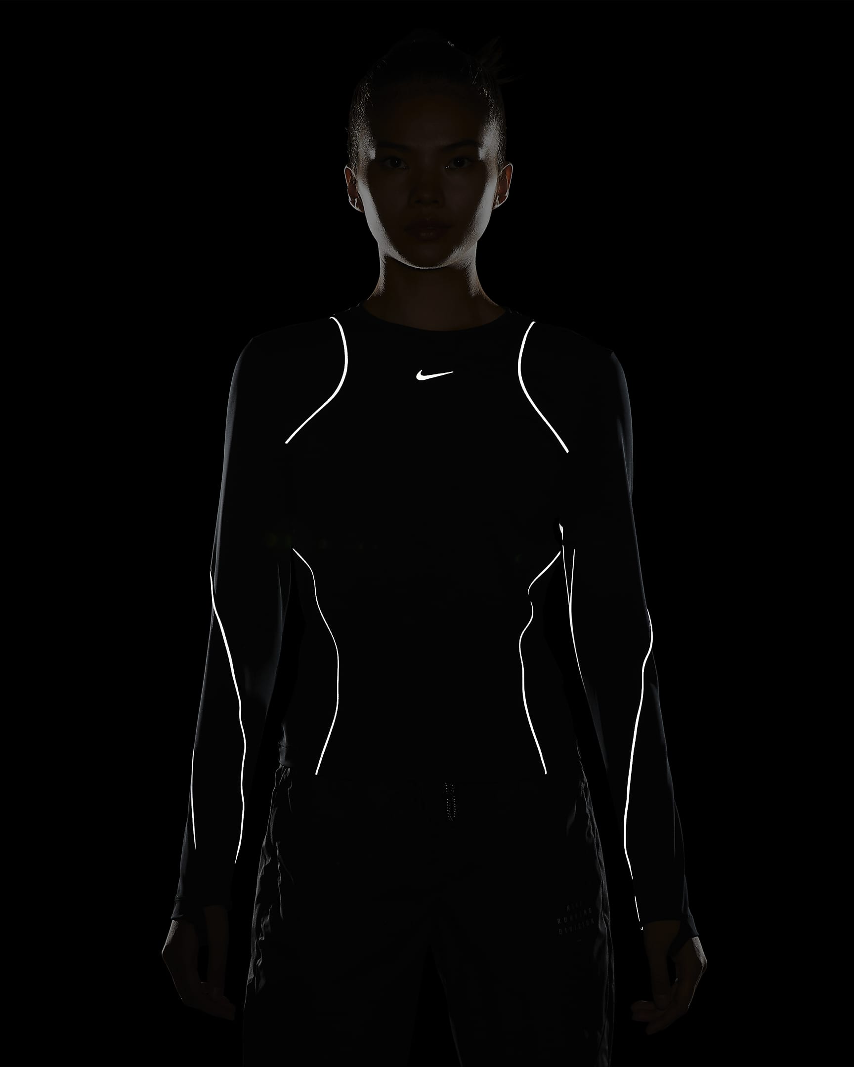 Nike Running Division Women's Long-Sleeve Running Top - Black