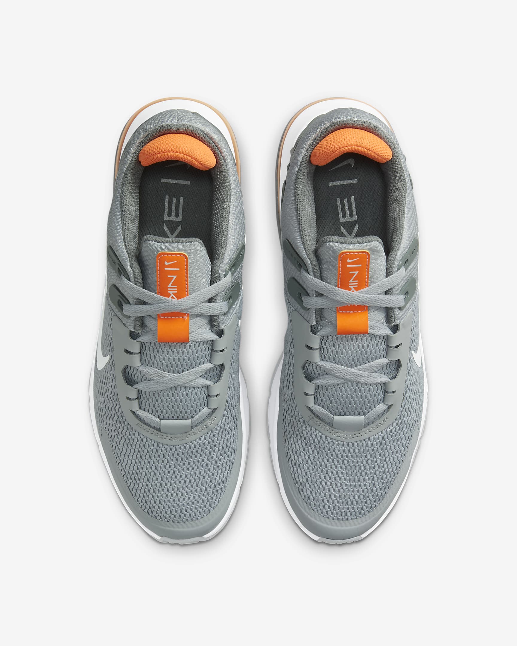 Nike Air Max Alpha Trainer 4 Men's Workout Shoes - Wolf Grey/Cool Grey/Total Orange/White