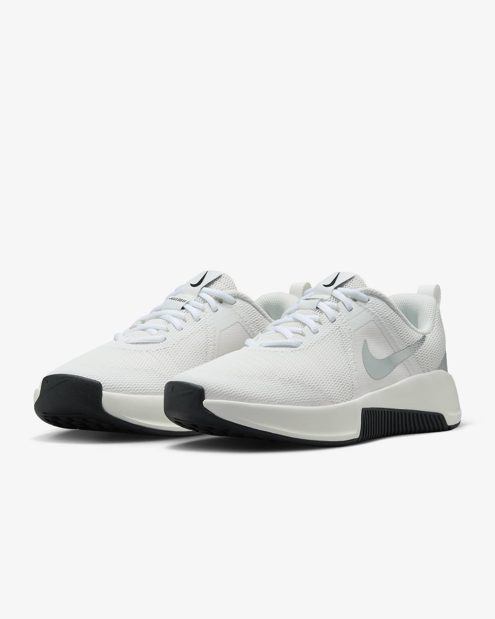 Nike MC Trainer 3 Premium Women's Workout Shoes - Summit White/Sail/Black/Metallic Silver