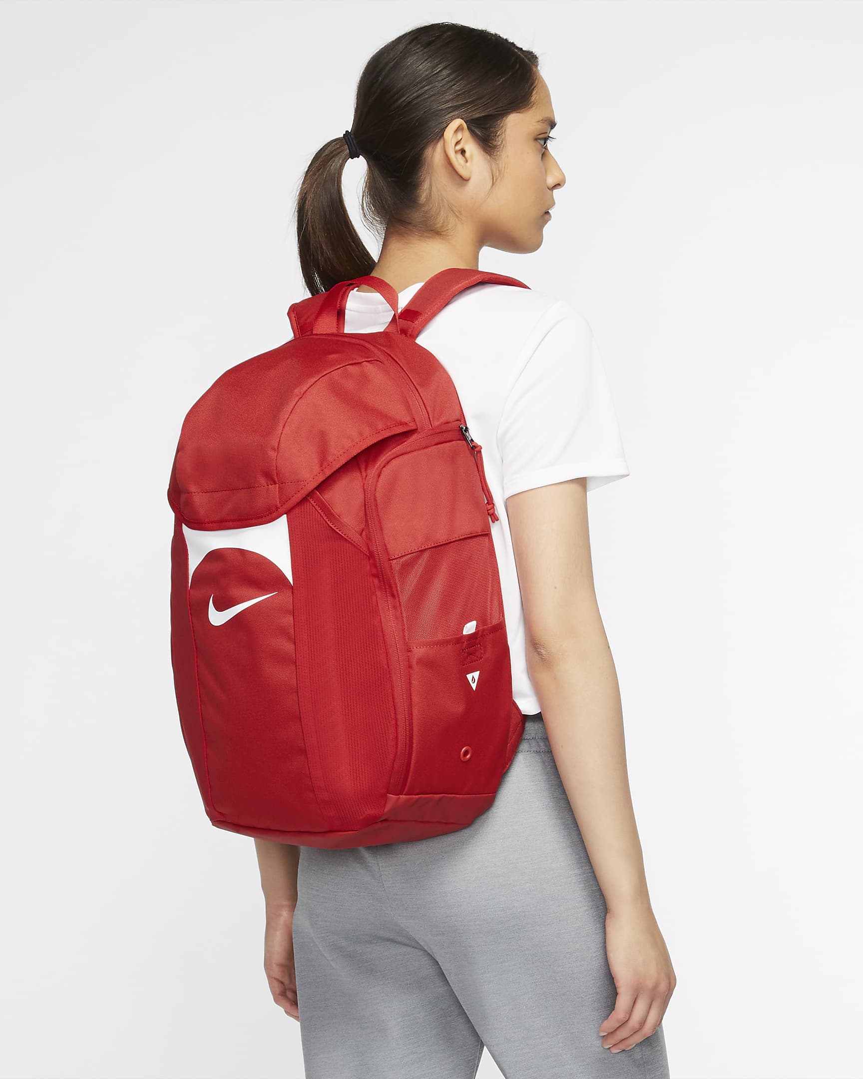 Nike Academy Team ryggsekk (30 L) - University Red/University Red/Hvit