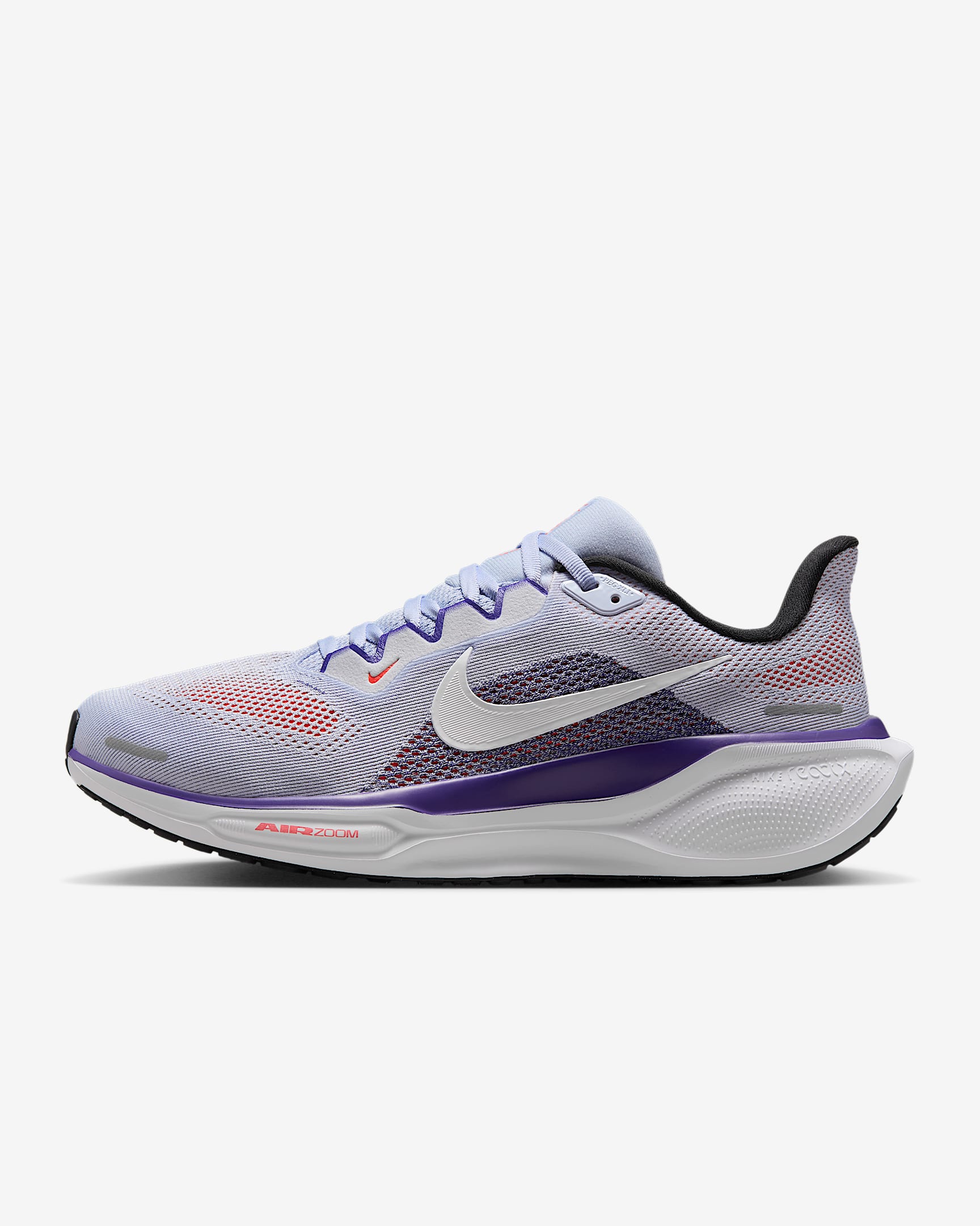 Nike Pegasus 41 Women's Road Running Shoes - Ghost/Court Purple/Bright Crimson/White