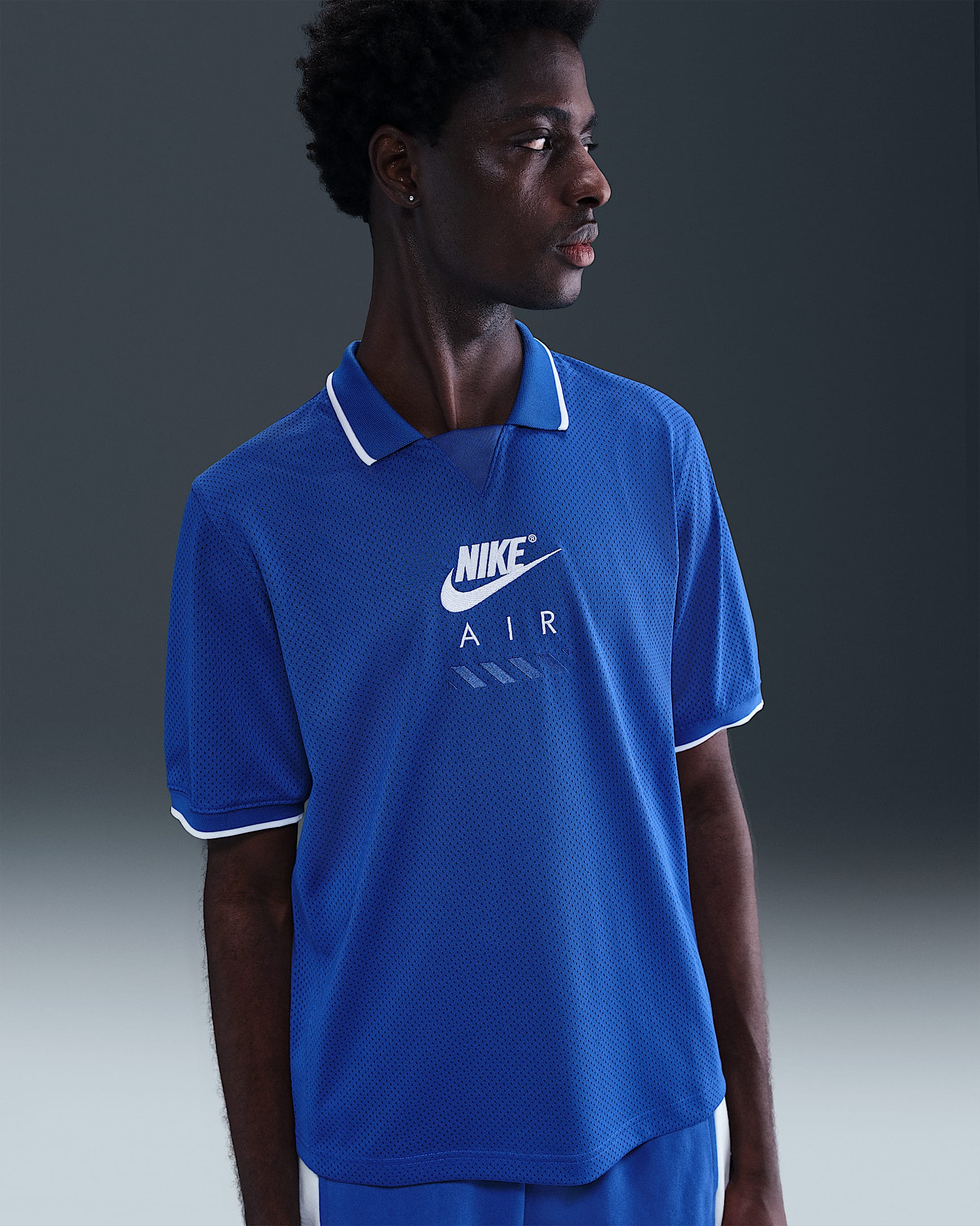 Nike Air Men's Soccer Jersey - Game Royal/White