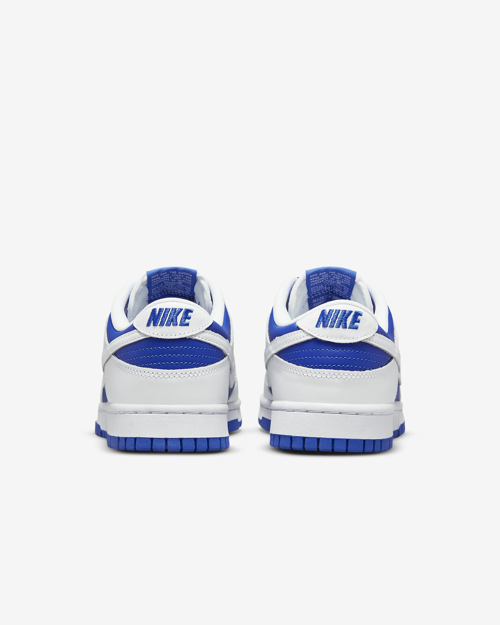 Nike Dunk Low Retro Men's Shoes - Racer Blue/White/Racer Blue