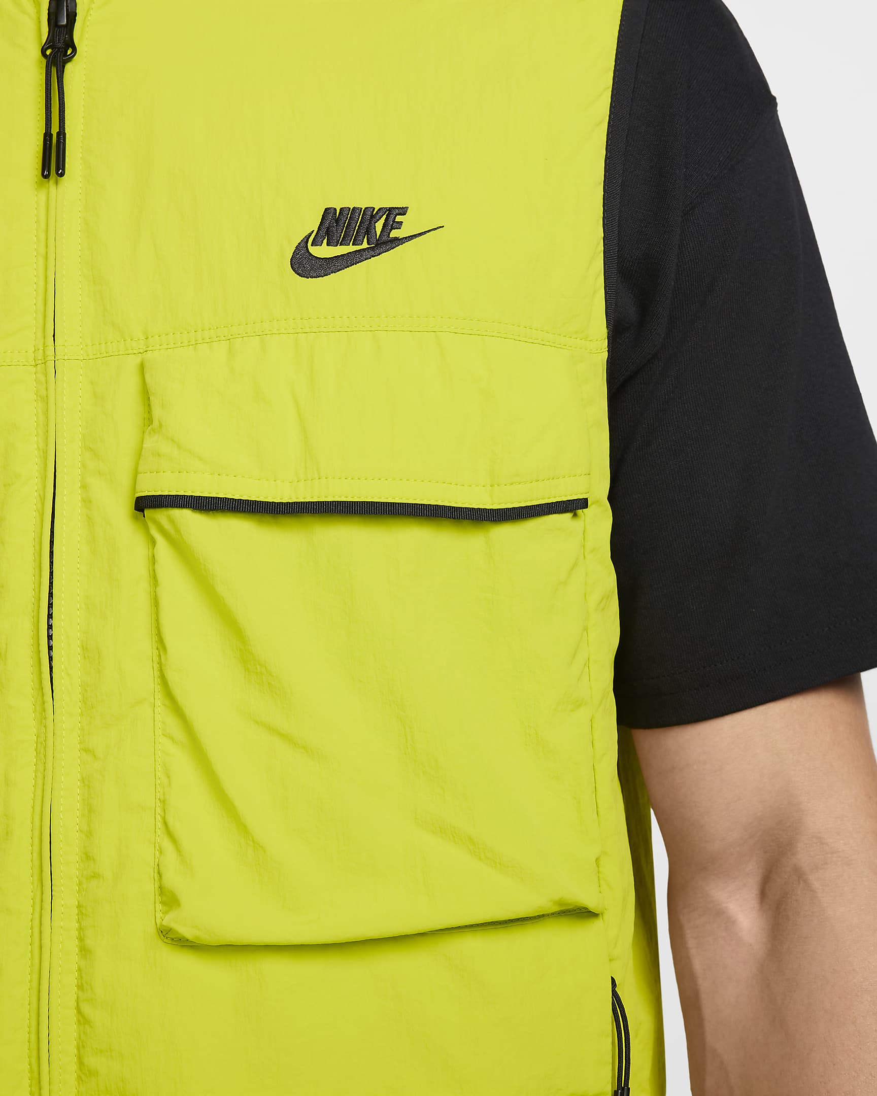 Smanicato in tessuto Nike Tech – Uomo - Bright Cactus/Bright Cactus/Nero