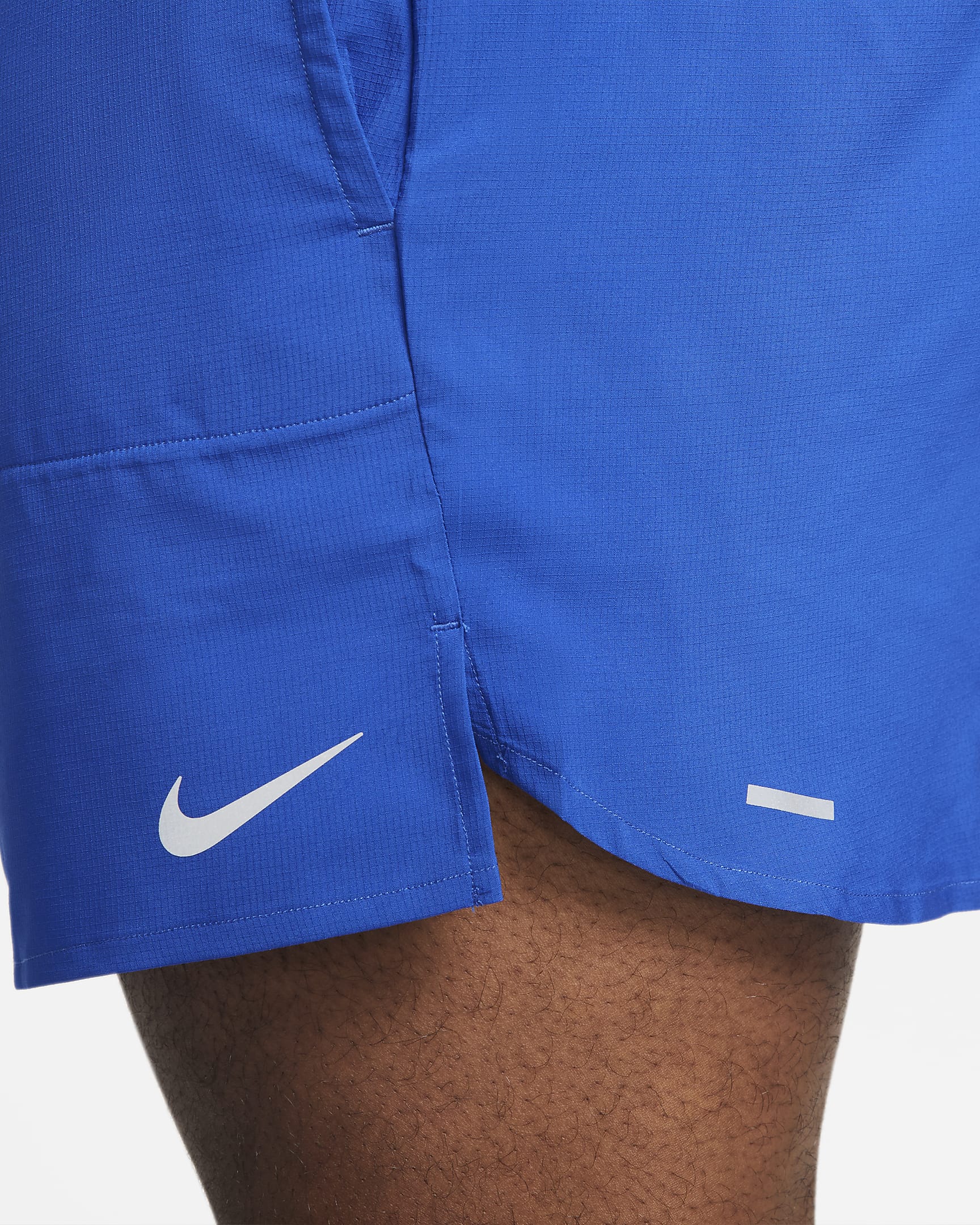 Shorts da running 13 cm con slip foderati Dri-FIT Nike Stride – Uomo - Game Royal/Nero