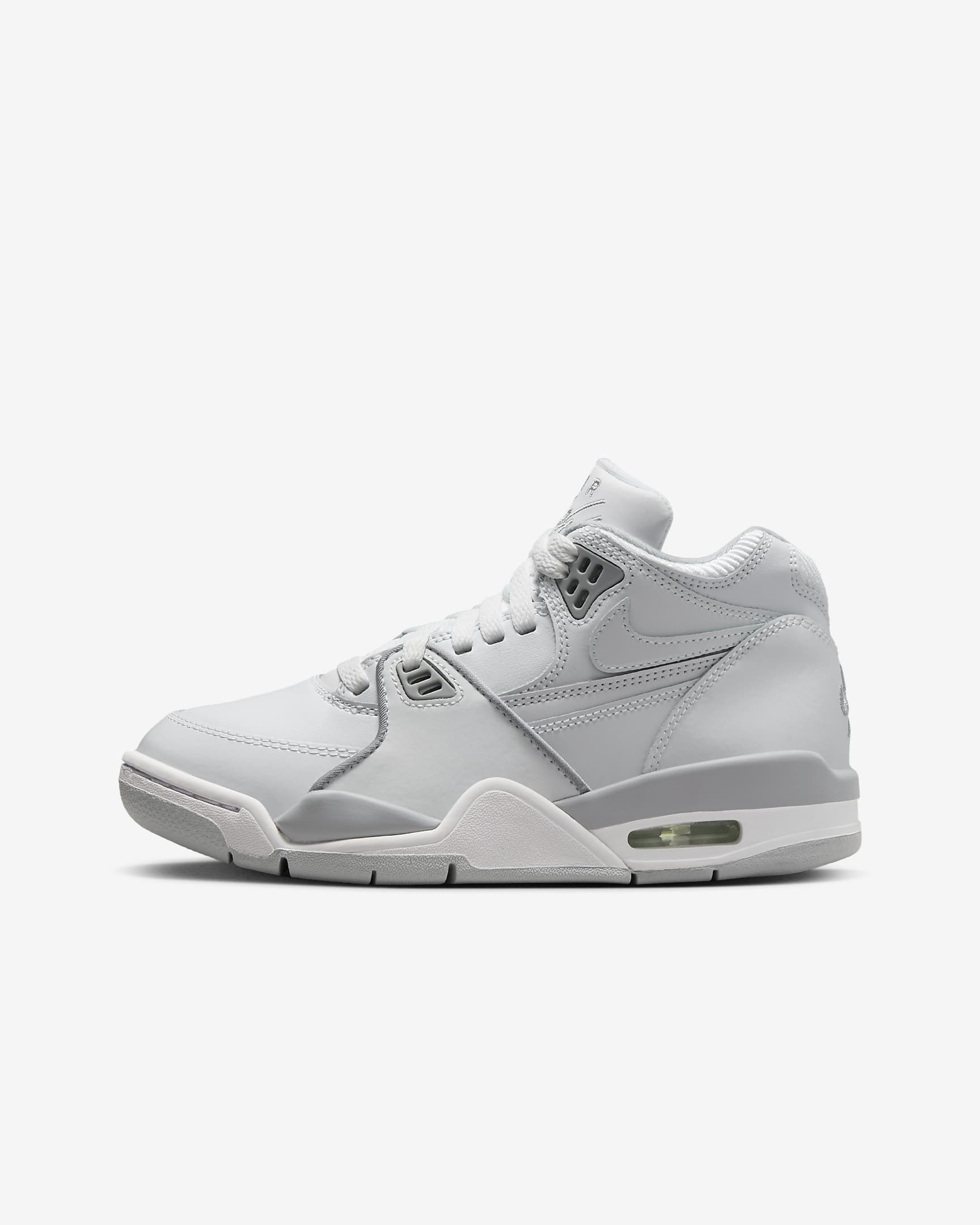 Nike Air Flight 89 Schuh für ältere Kinder - Weiß/Neutral Grey/Weiß