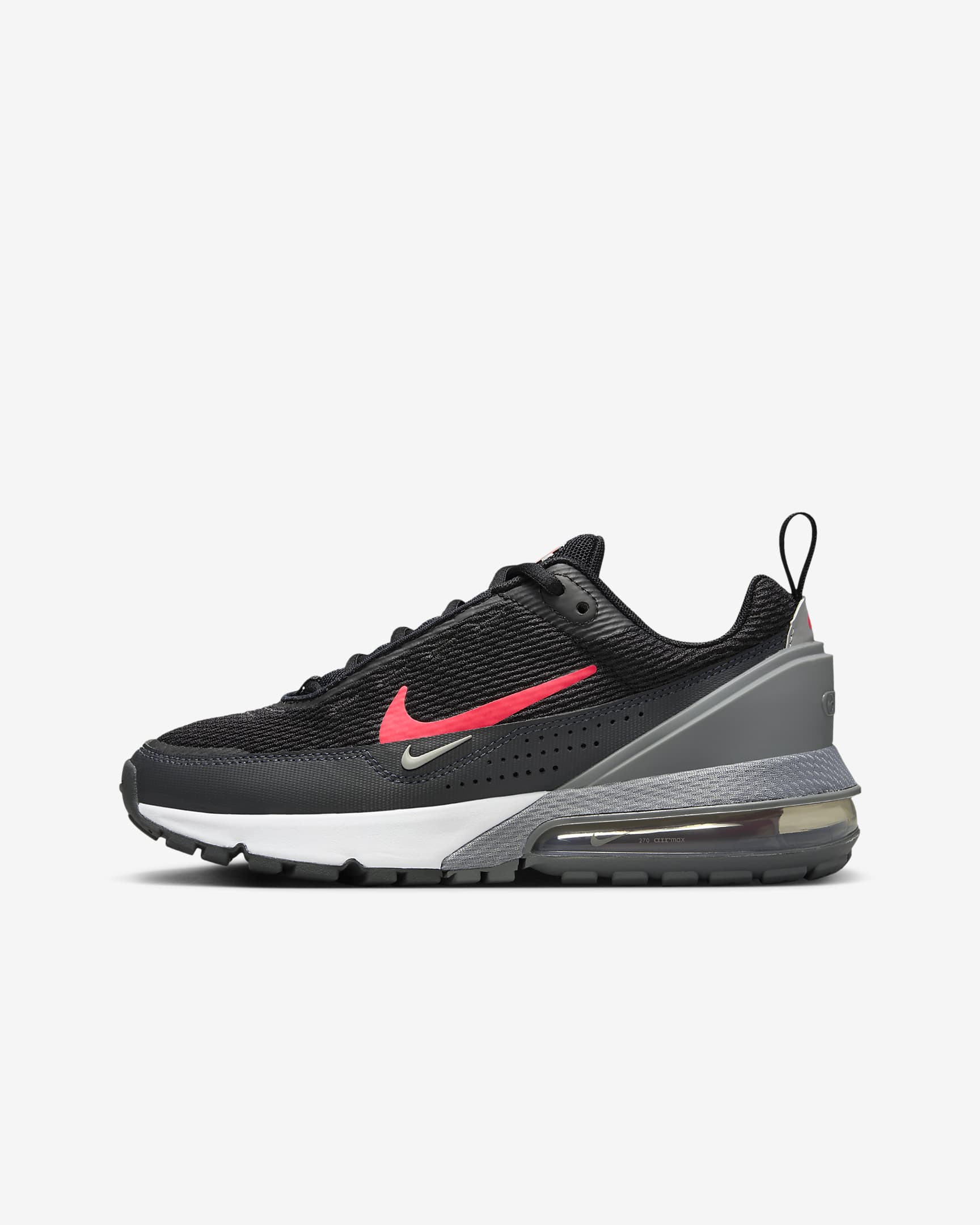 Boty Nike Air Max Pulse pro větší děti - Černá/Smoke Grey/Anthracite/Bright Crimson