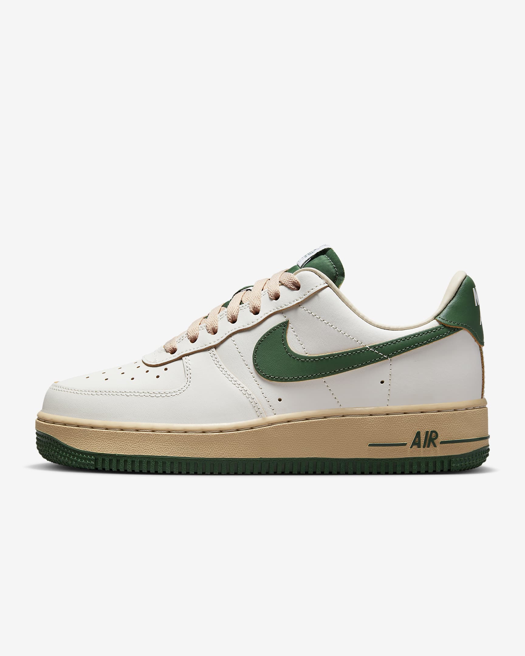 Nike Air Force 1 '07 LV8 女鞋 - Sail/Sesame/Pearl White/Gorge Green