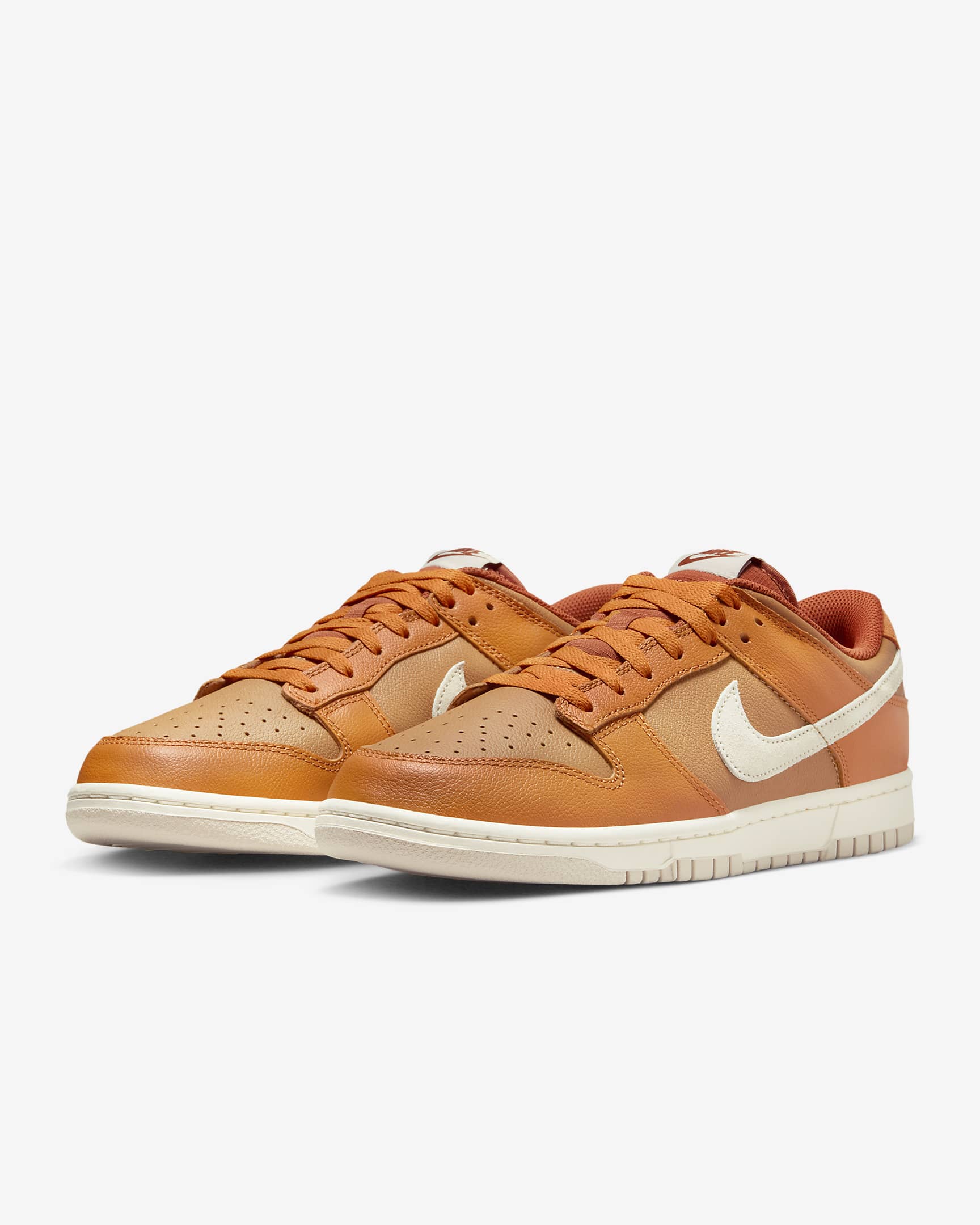 Nike Dunk Low Retro SE Men's Shoes - Monarch/Flax/Dark Russet/Light Orewood Brown