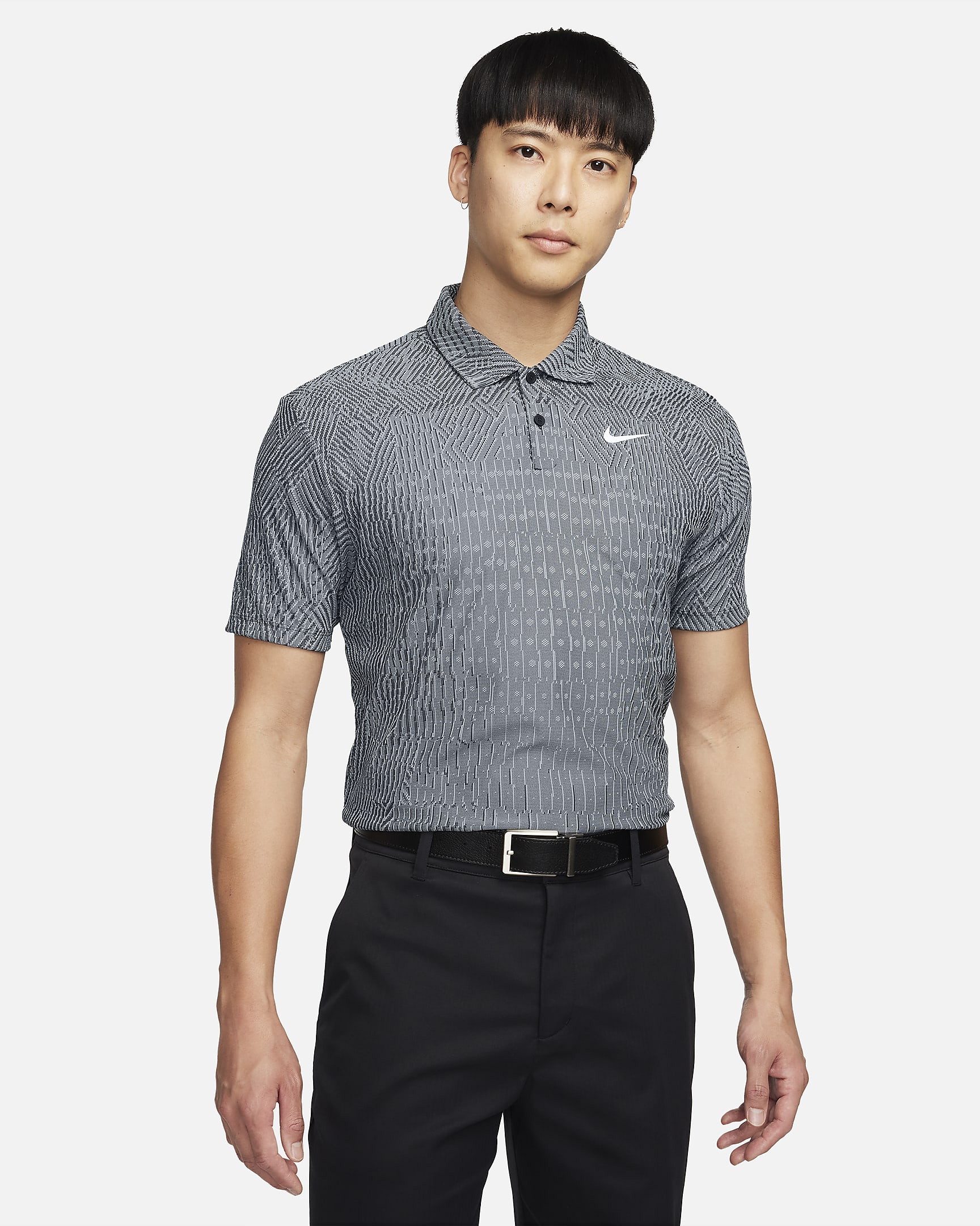 Nike Tour Polo de golf Dri-FIT ADV - Hombre - Cool Grey/Negro/Blanco