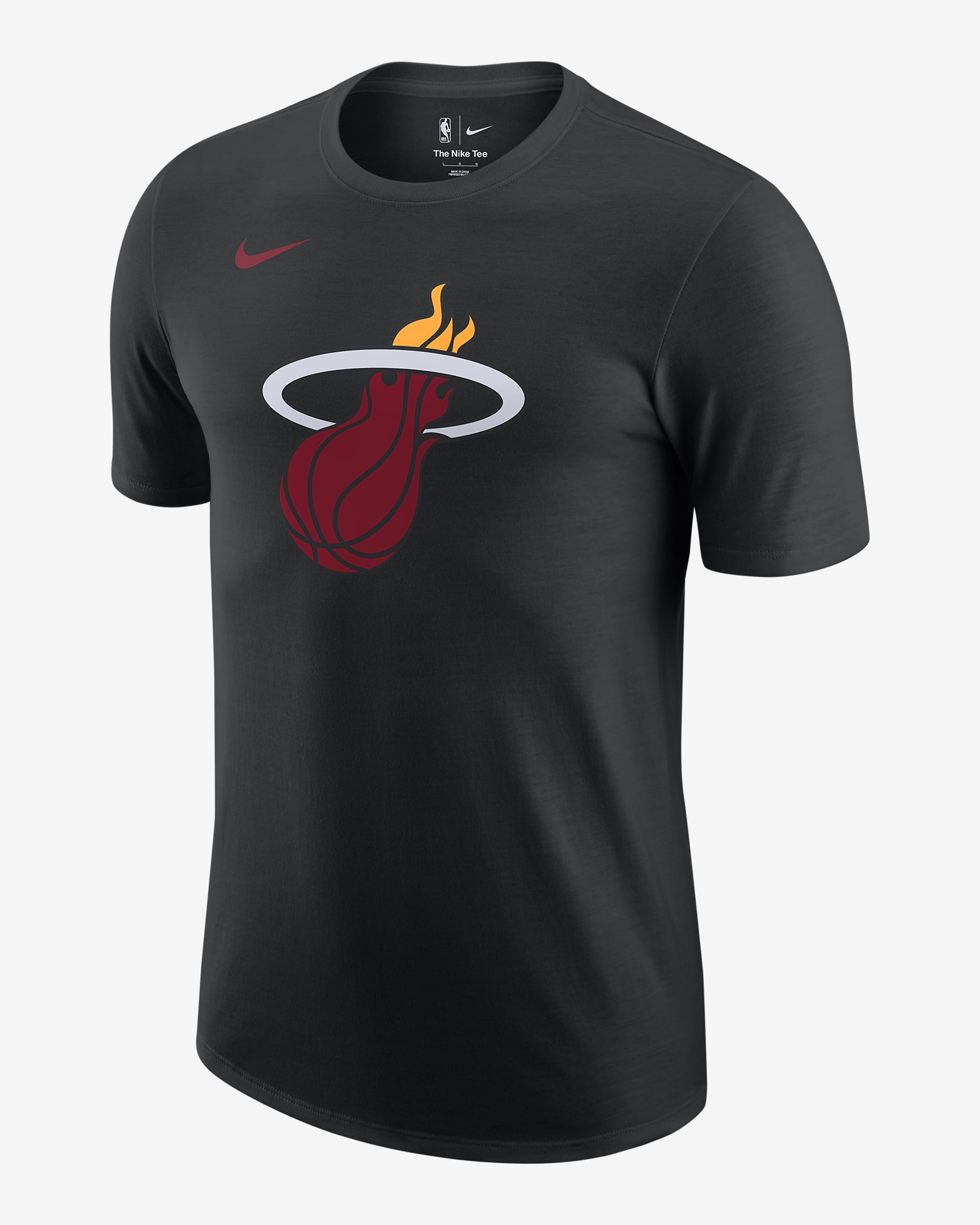 Miami Heat Essential Men's Nike NBA T-Shirt - Black