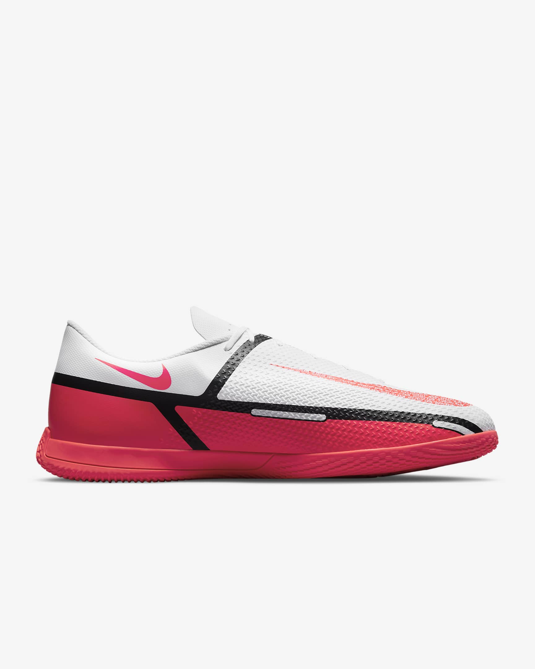 Nike Phantom GT2 Club IC Indoor Court Football Shoes - White/Volt/Black/Bright Crimson