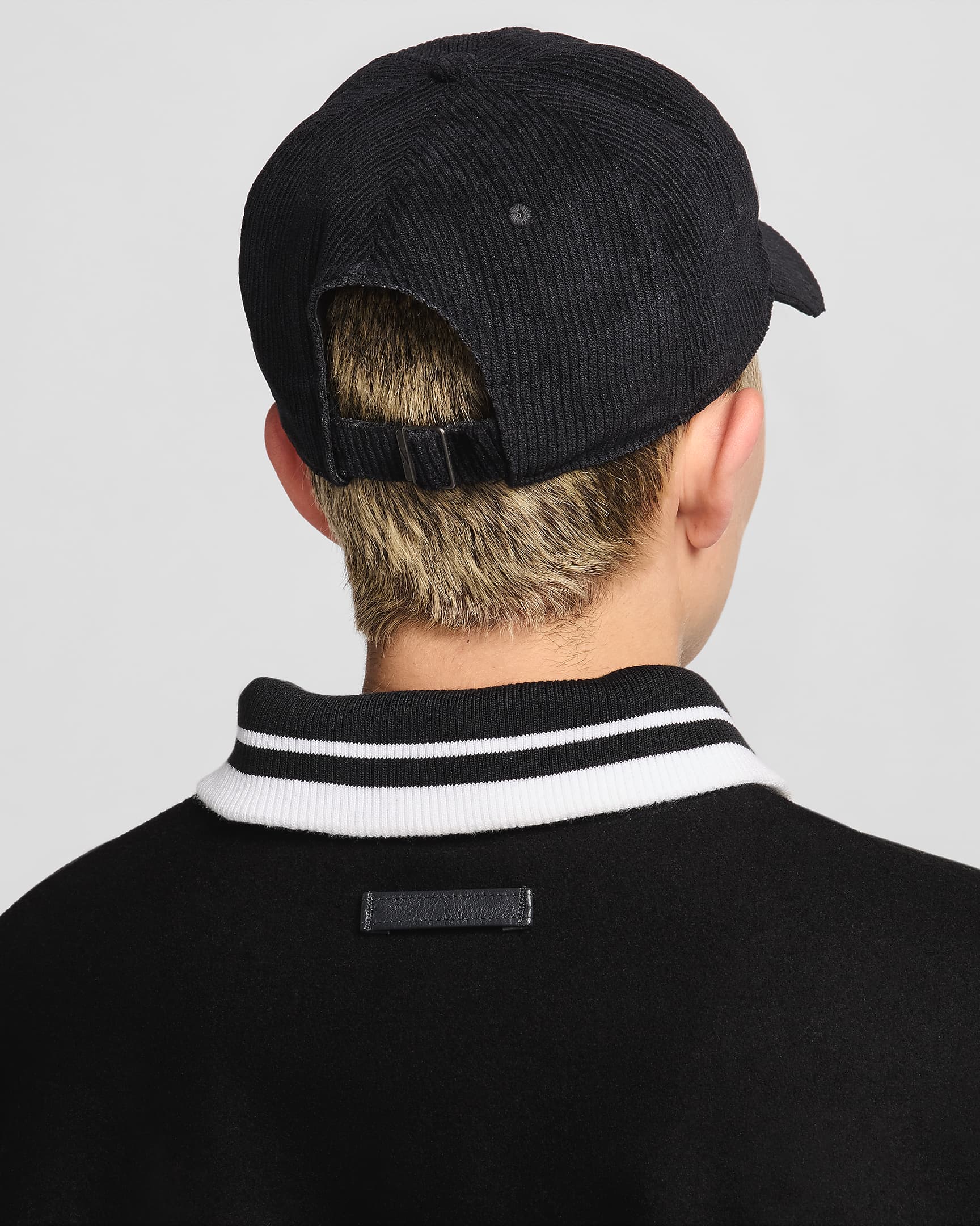 Nike Club Unstructured Corduroy Cap - Black/Black