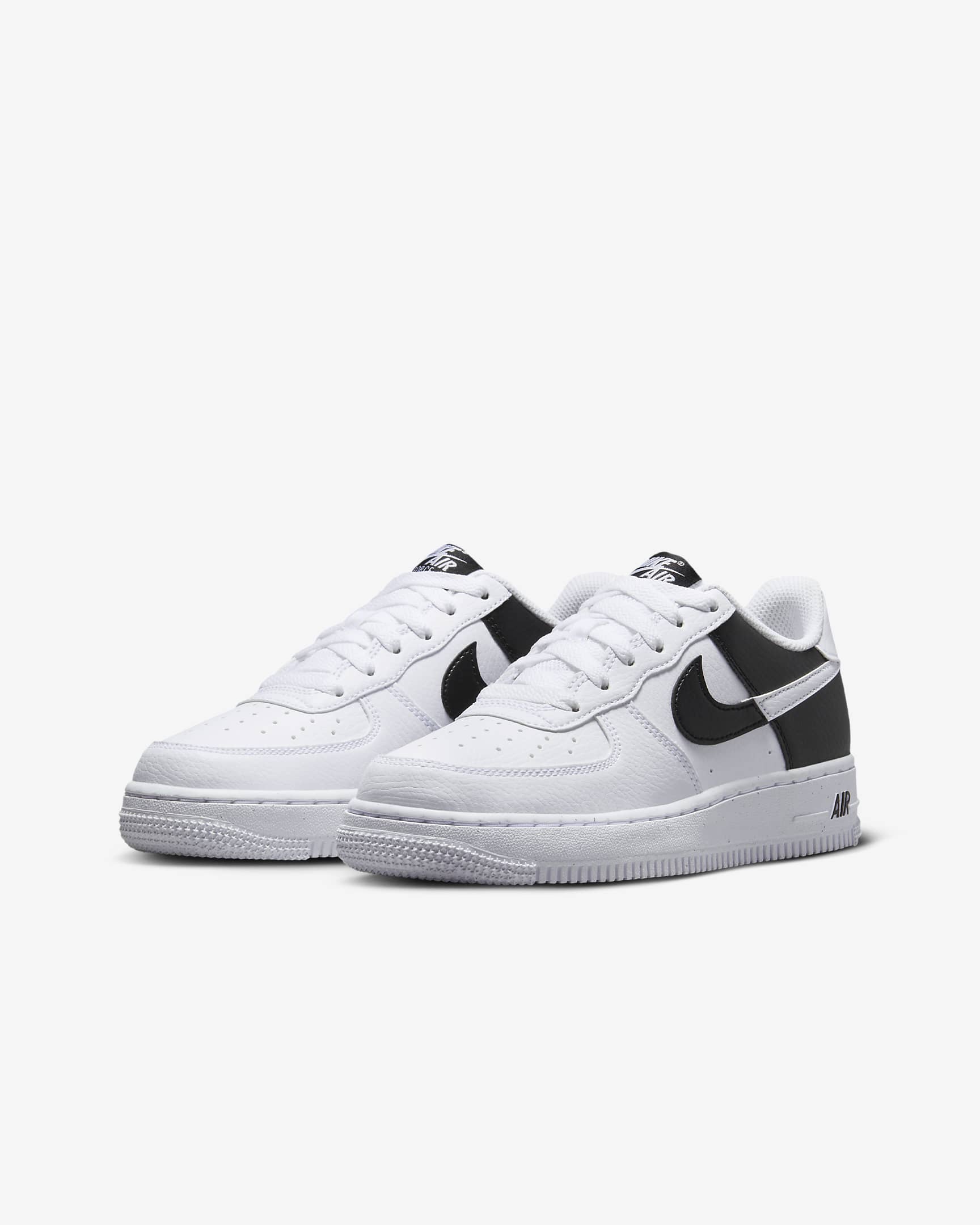 Nike Air Force 1 Next Nature Older Kids' Shoes - White/Black