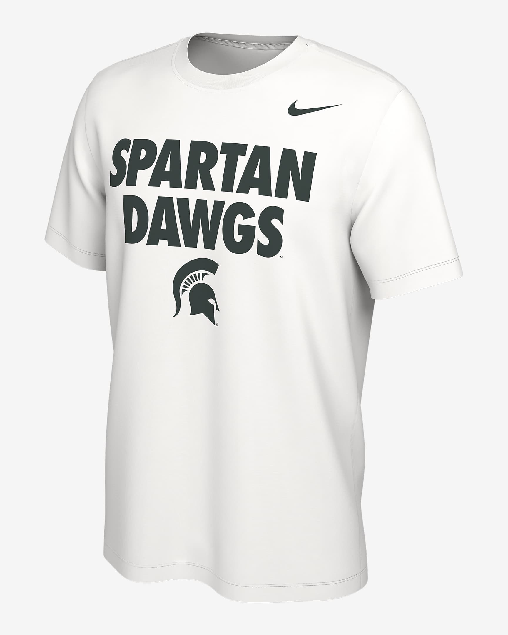 Nike College (Michigan State) Men's T-Shirt - White