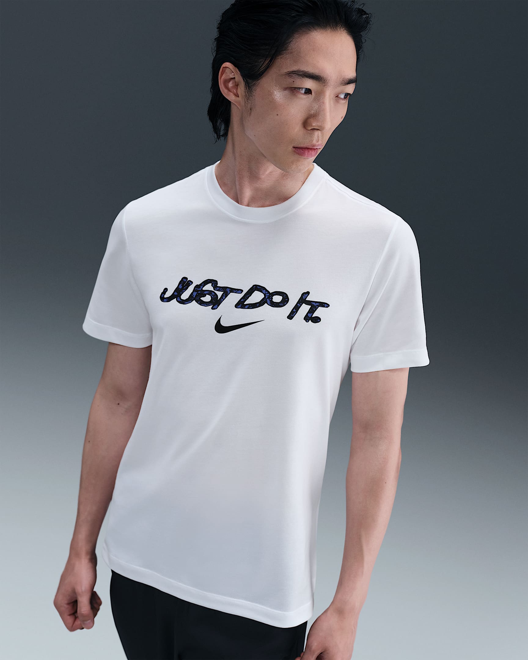 Nike Men's Dri-FIT Training T-Shirt - White