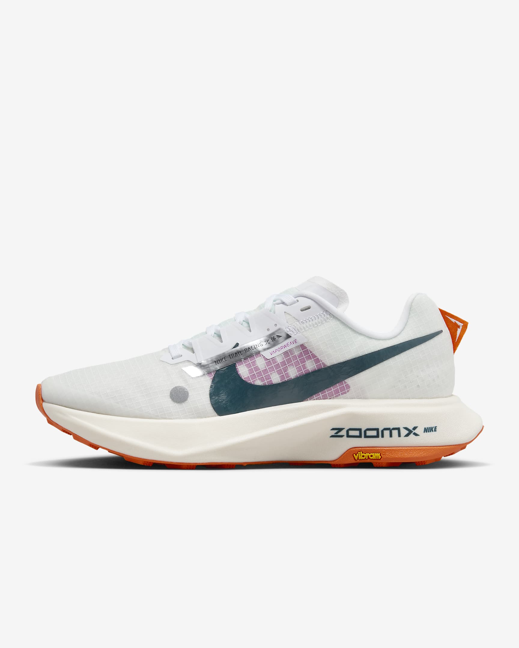 Nike Ultrafly konkurransesko for terreng til dame - Hvit/Safety Orange/Vivid Grape/Deep Jungle