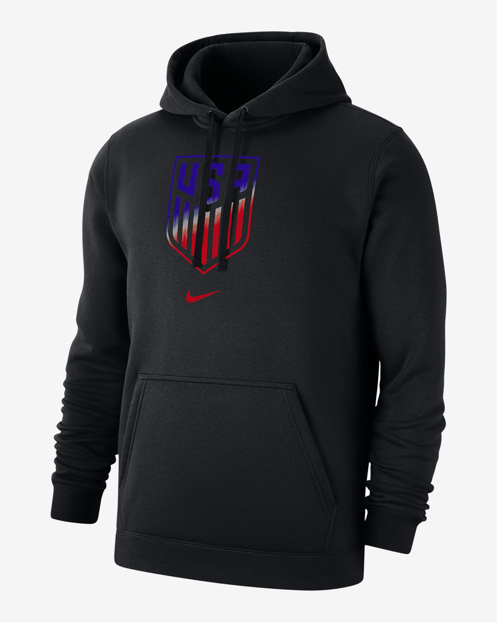 USMNT Club Fleece Men's Nike Soccer Pullover Hoodie - Black