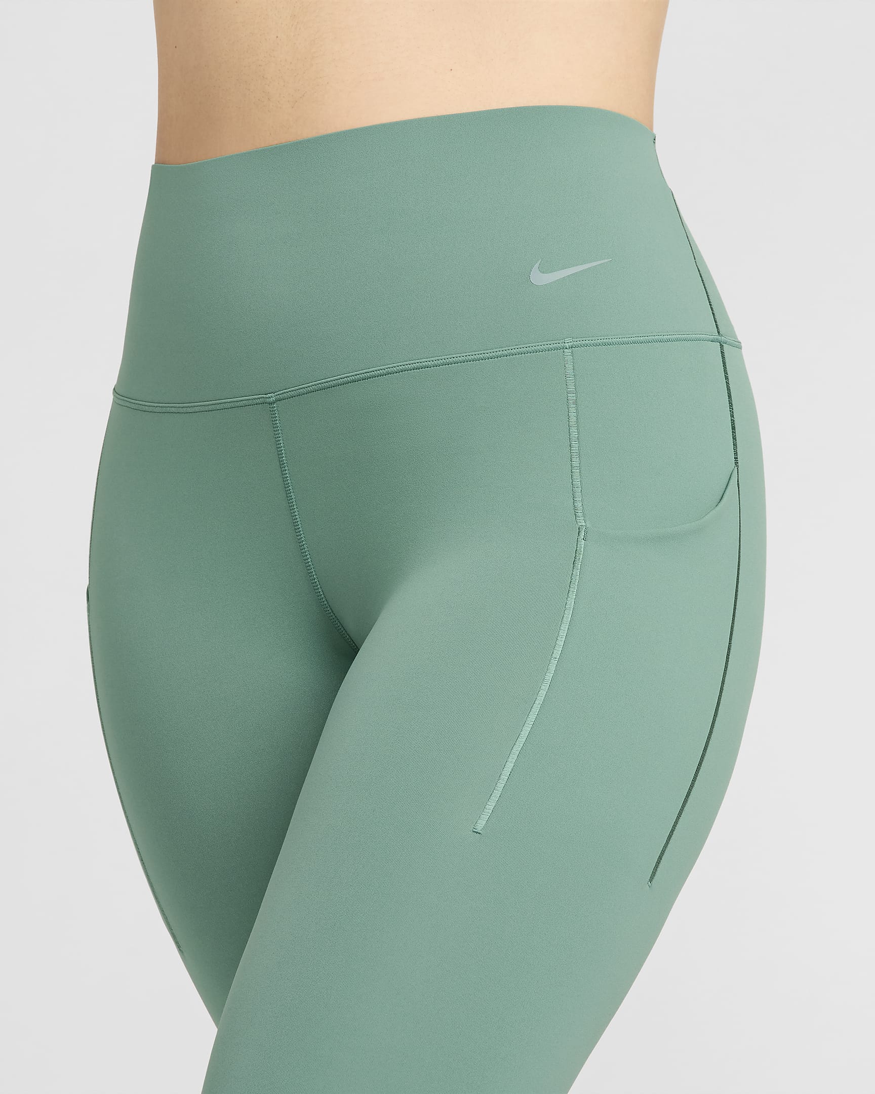 Nike Universa Women's Medium-Support High-Waisted Full-Length Leggings with Pockets - Bicoastal
