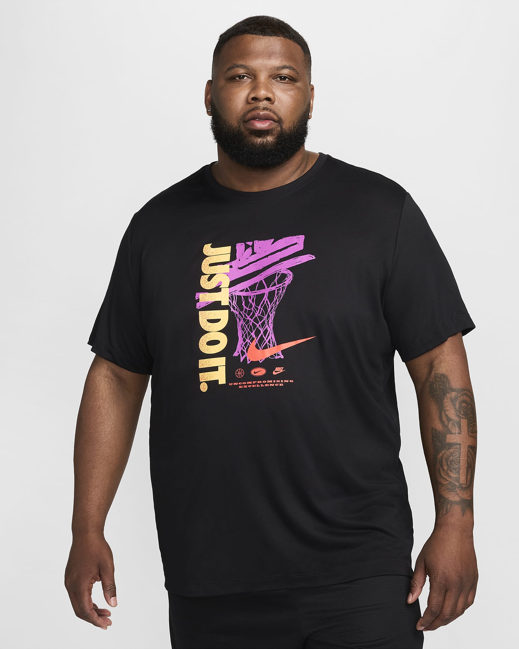 T-shirt da basket Dri-FIT Nike – Uomo - Nero