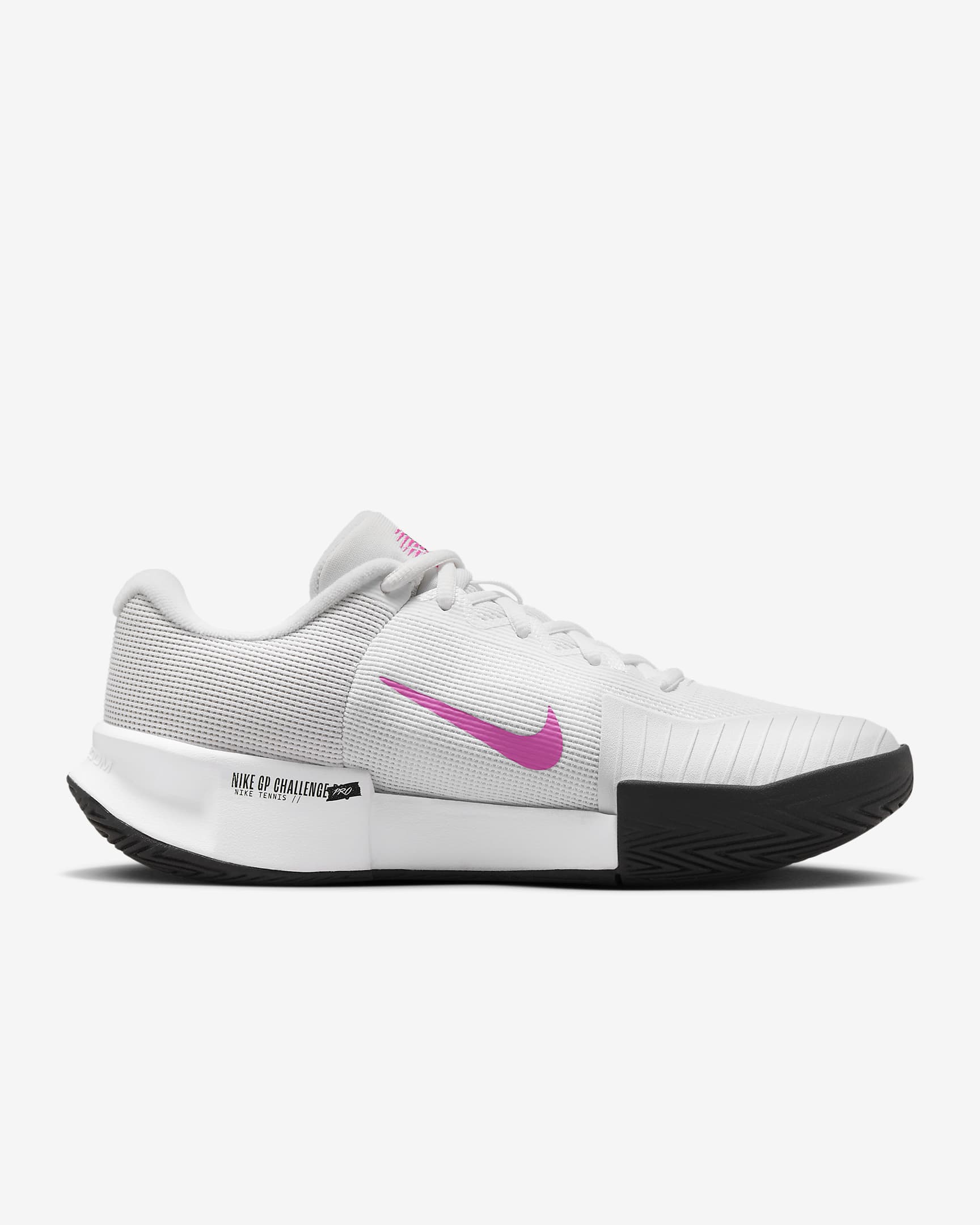 Nike GP Challenge Pro Damen-Tennisschuh für Hartplätze - Weiß/Schwarz/Playful Pink