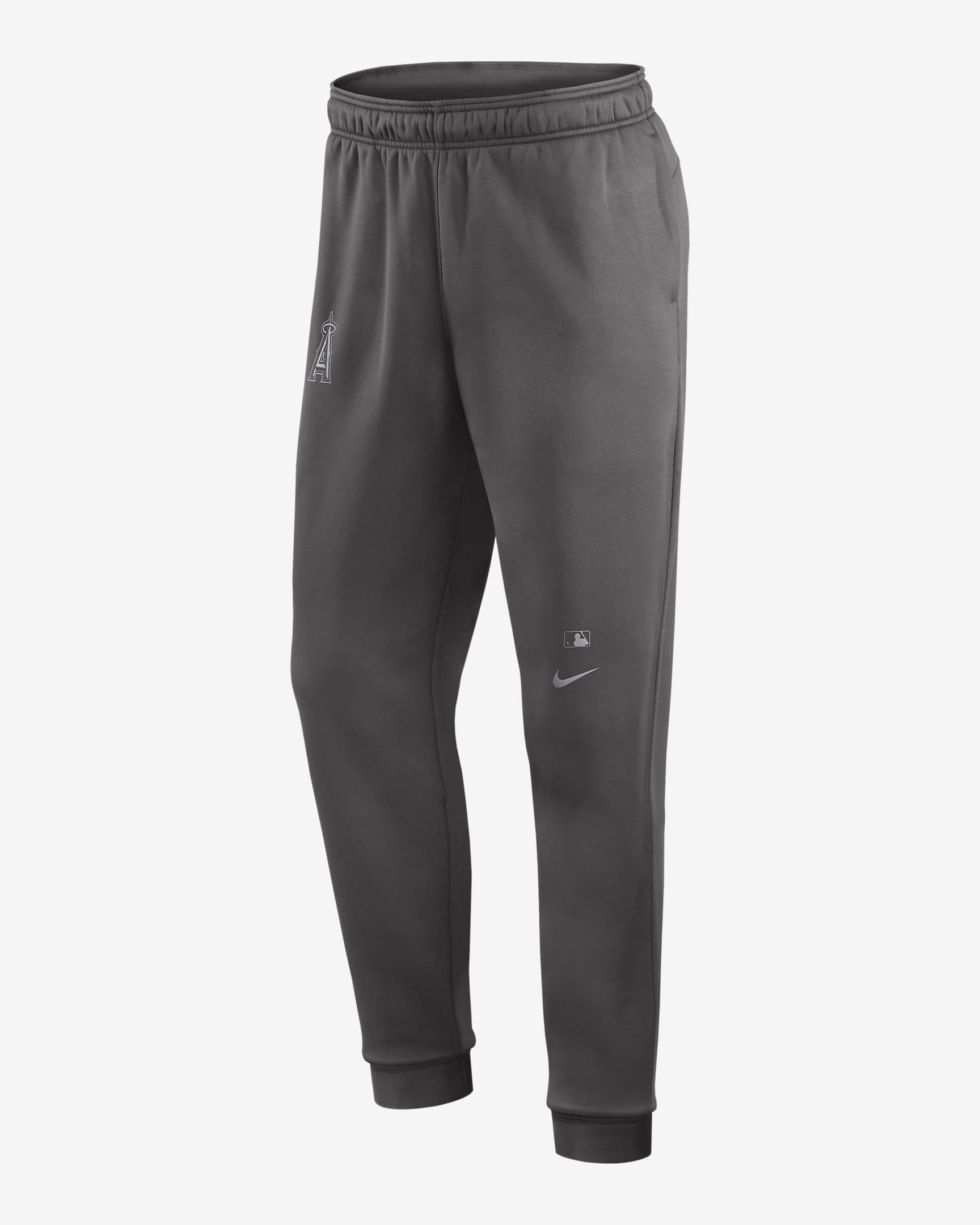 Pants Nike Dri-FIT de la MLB para hombre Los Angeles Angels Travel Player - Gris