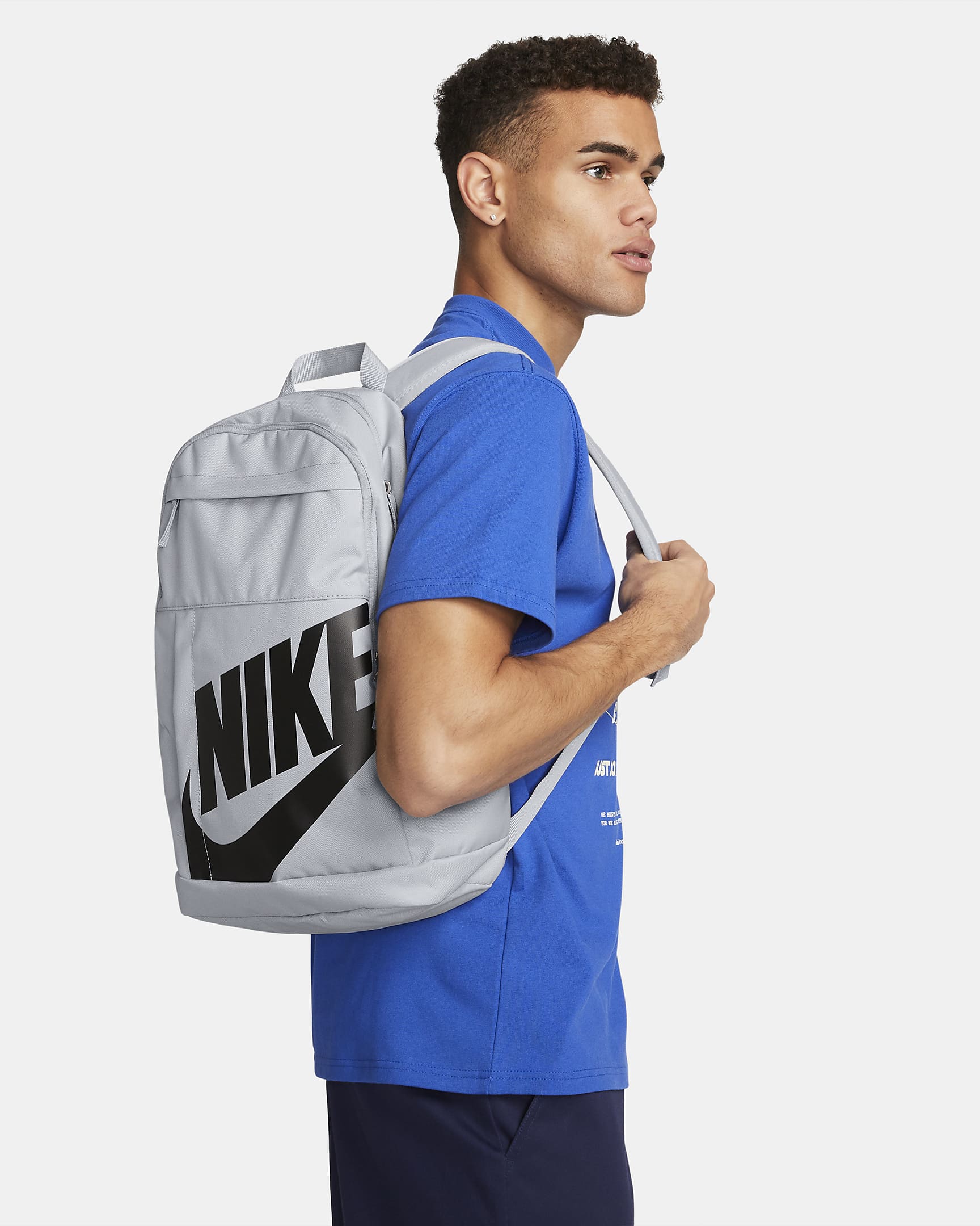 Nike Backpack (21L) - Wolf Grey/Wolf Grey/Black