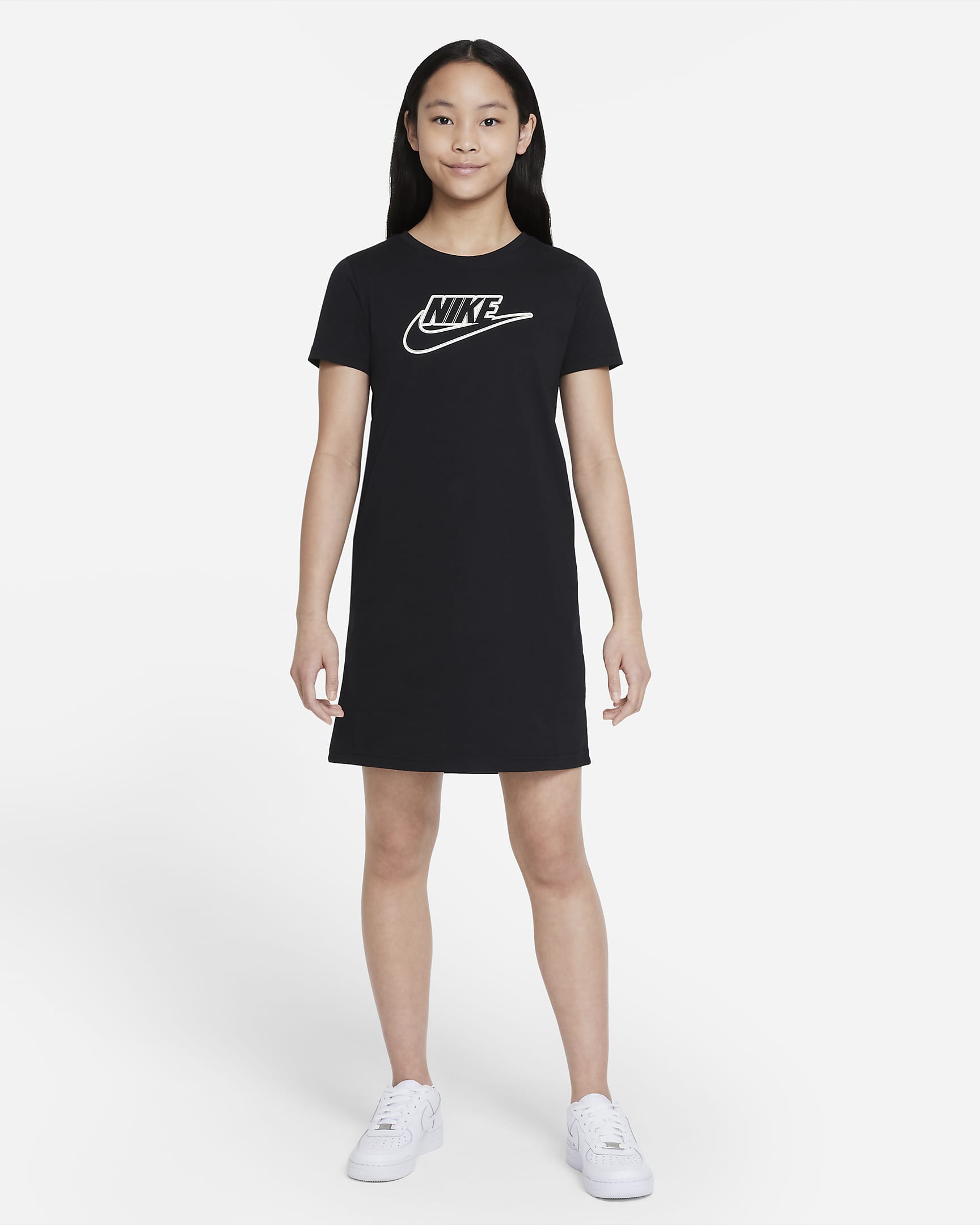 Vestido playera para niña talla grande Nike Sportswear. Nike.com