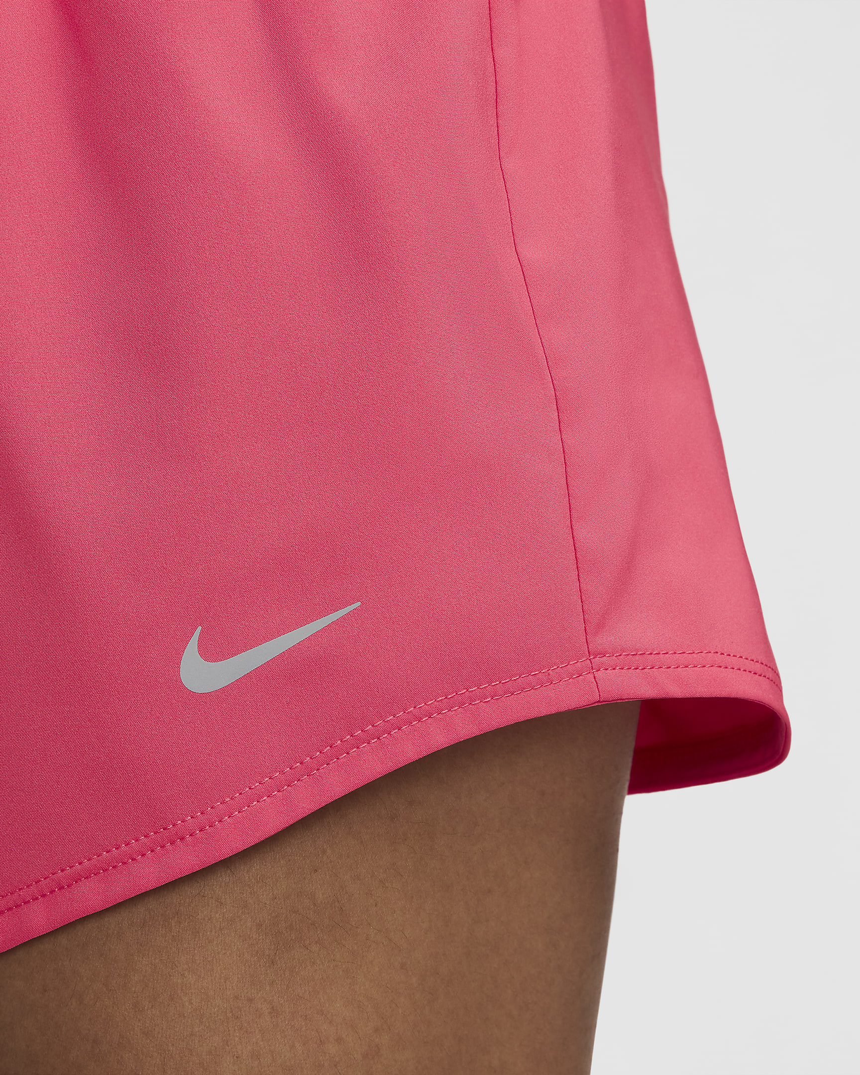 Nike Dri-FIT One Women's Mid-rise 8cm (approx.) Brief-Lined Shorts - Aster Pink