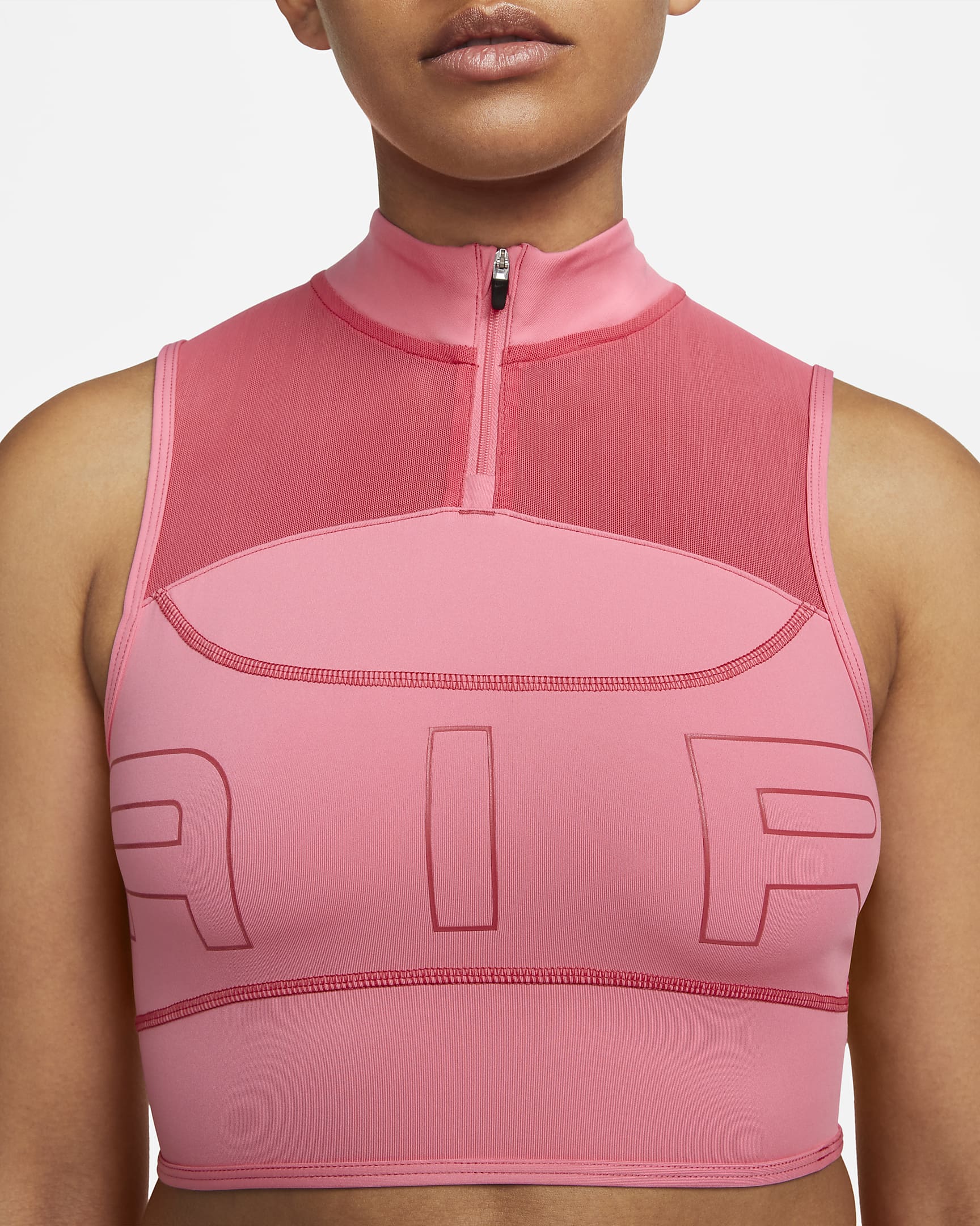 Nike Air DriFIT Women's 1/4Zip Running Crop Top. Nike NL