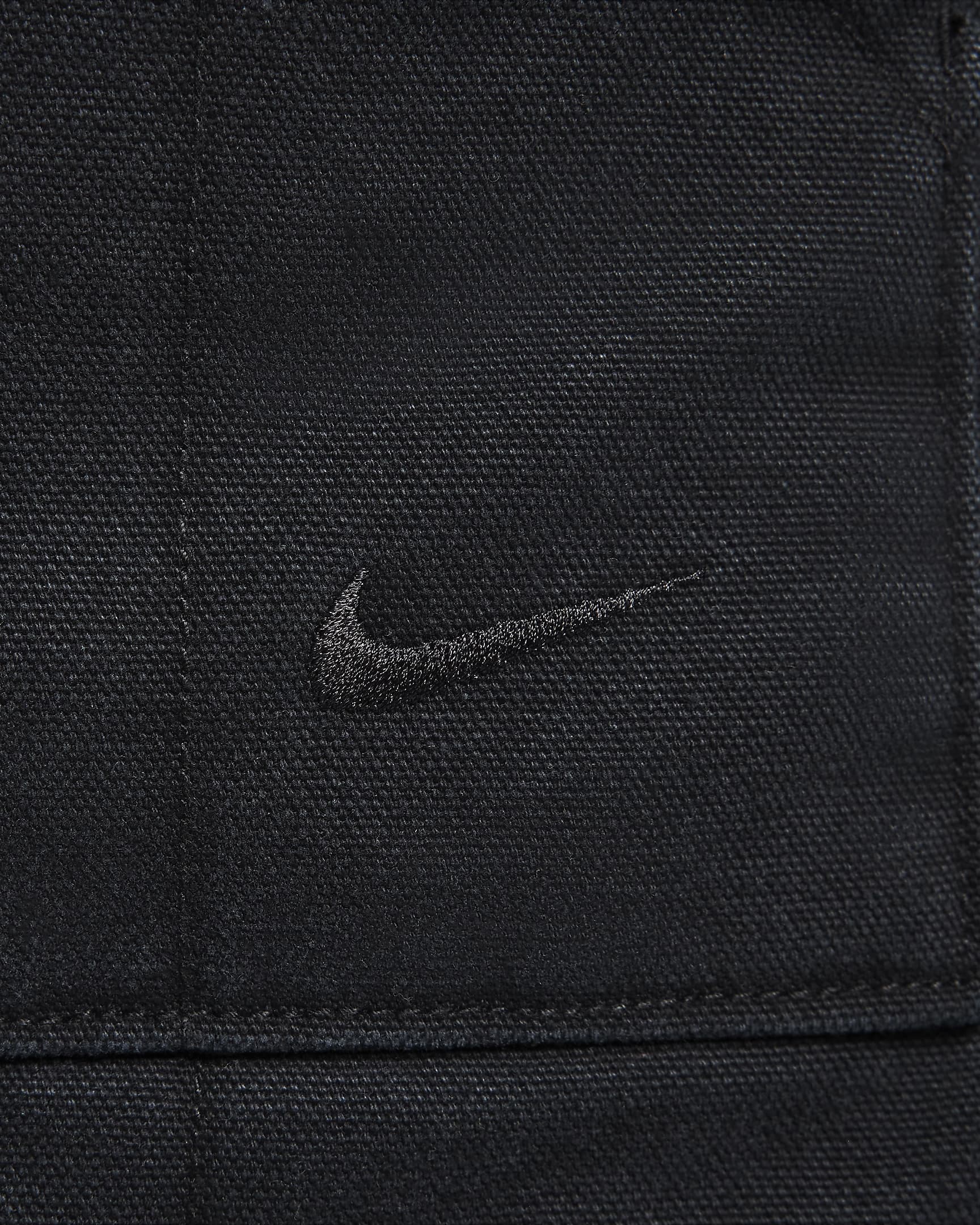 Męski wyściełany bezrękawnik Nike Life - Czerń/Czerń