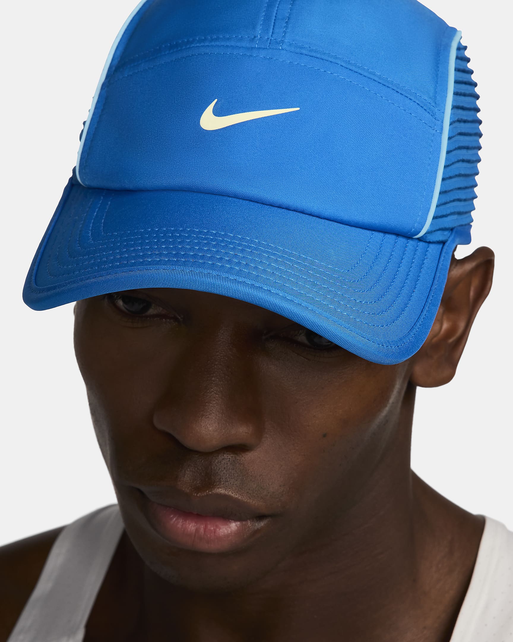 Cappello AeroBill AeroAdapt non strutturato Nike Dri-FIT ADV Fly - Photo Blue/Antracite/Light Laser Orange