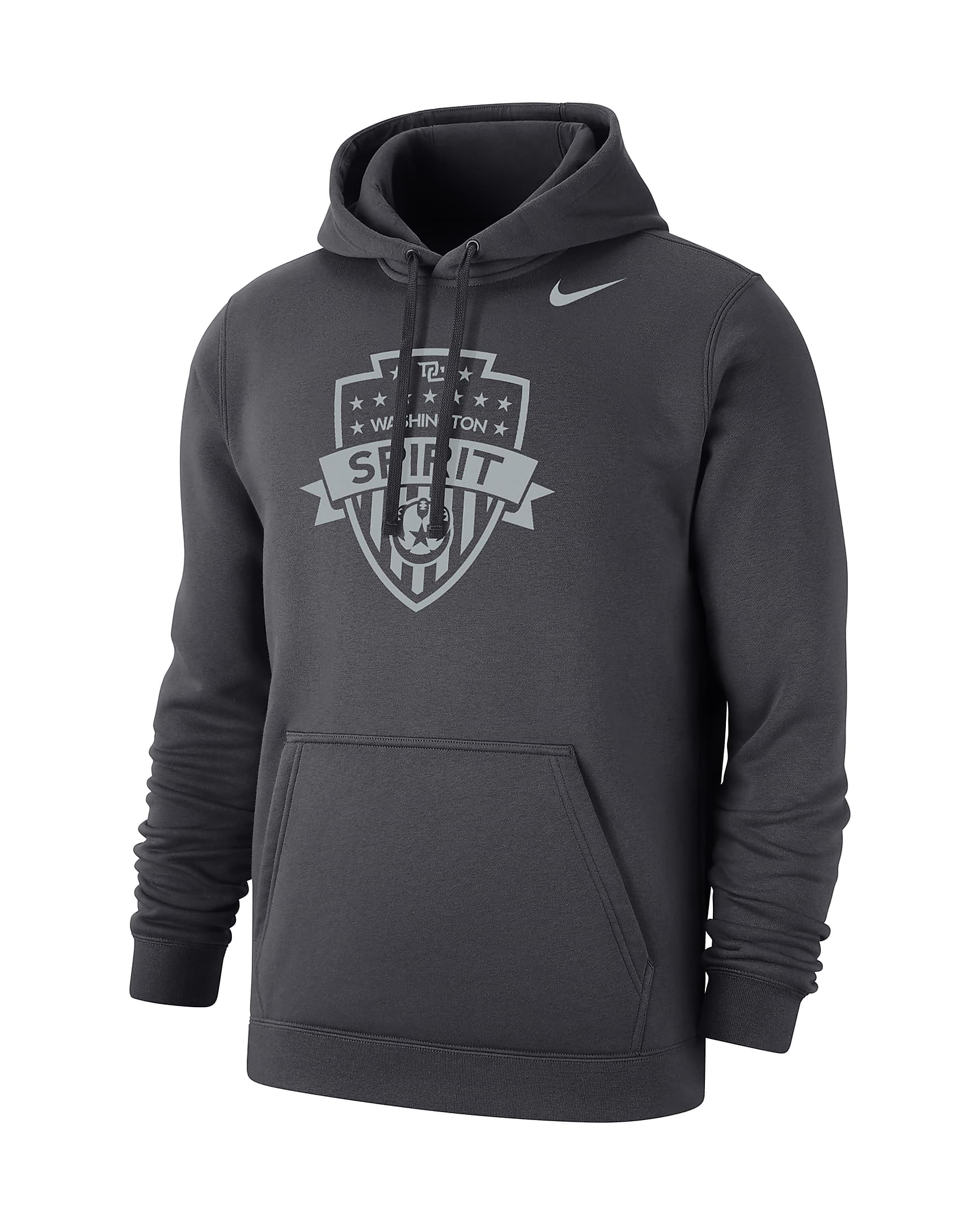 Washington Spirit Club Fleece Men's Nike Soccer Hoodie - Anthracite