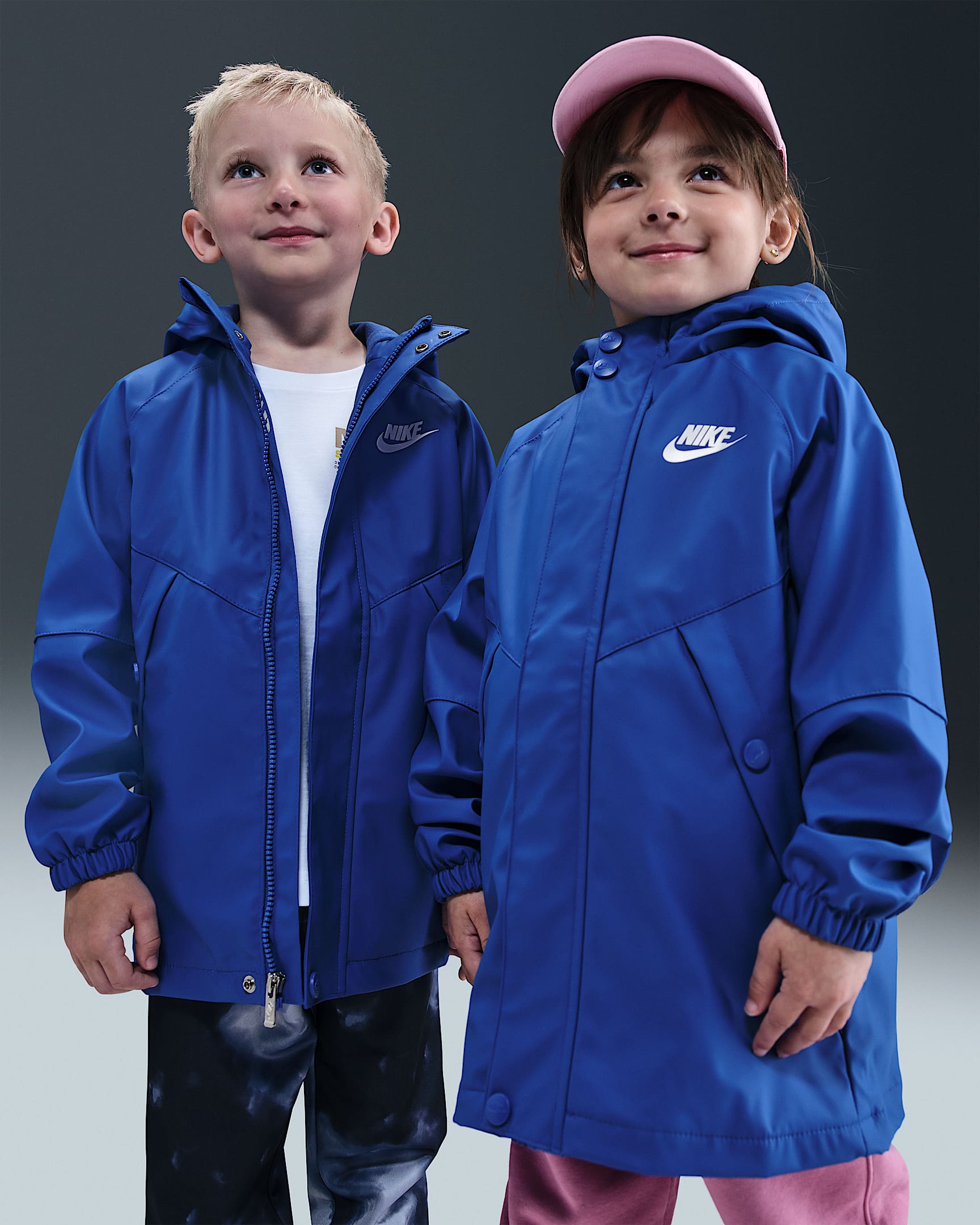 Nike Little Kids' Rain Jacket - Game Royal