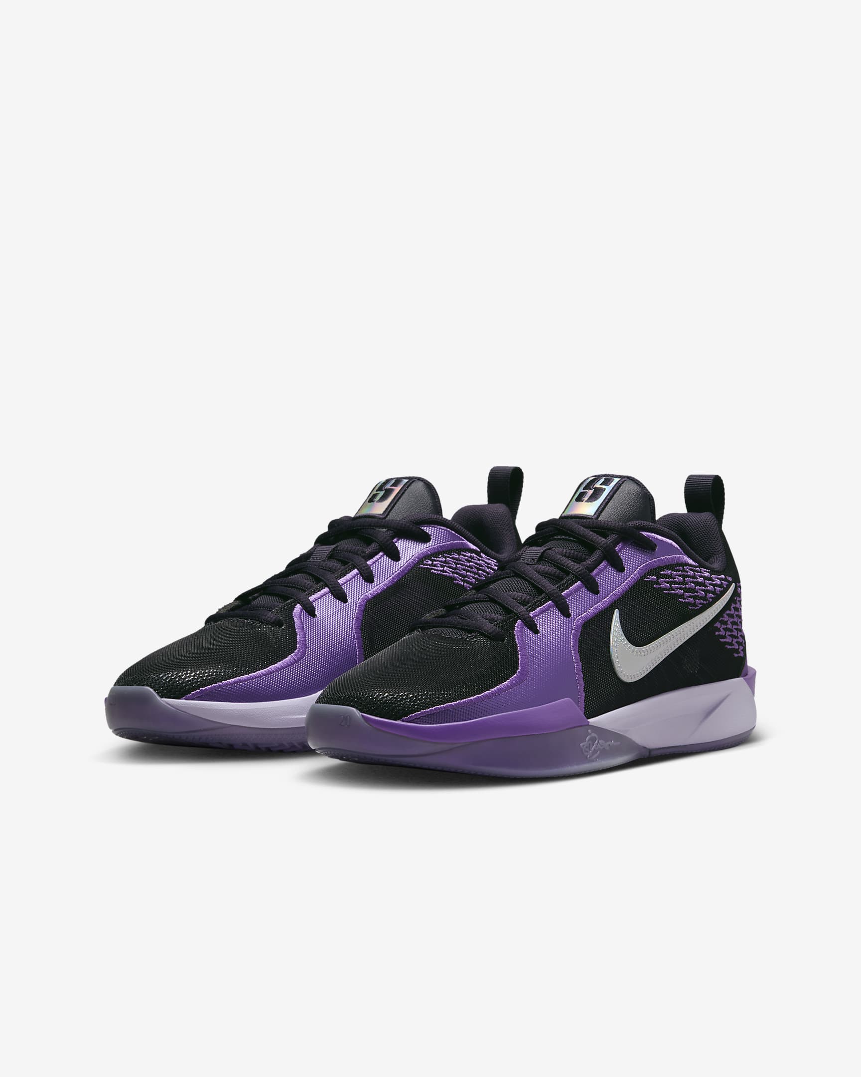 Sabrina 2 "Court Vision" Big Kids' Basketball Shoes - Cave Purple/Black Raspberry/Violet Frost/White